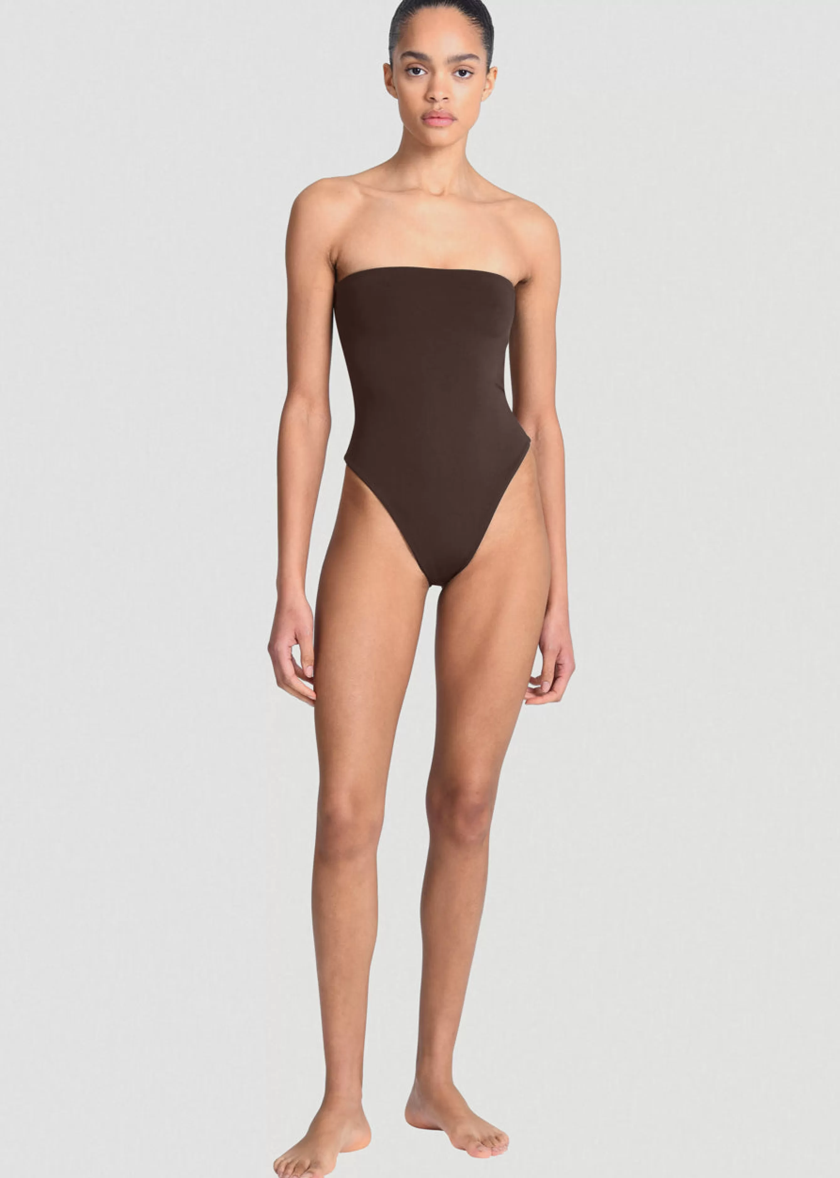 Women The Frankie Shop Aexae Bandeau One Piece Swimsuit