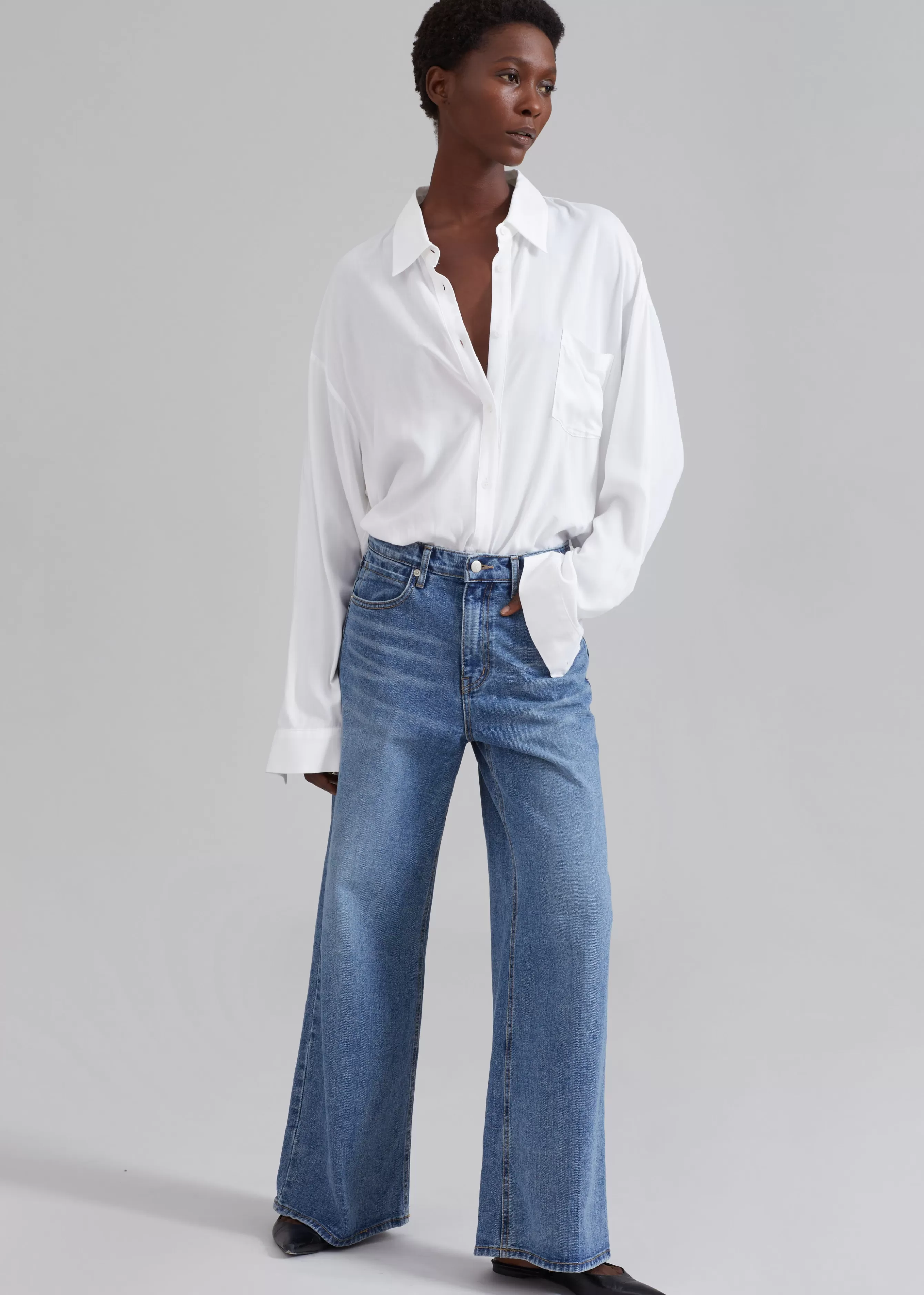 Women The Frankie Shop Amsterdam Wide Jeans