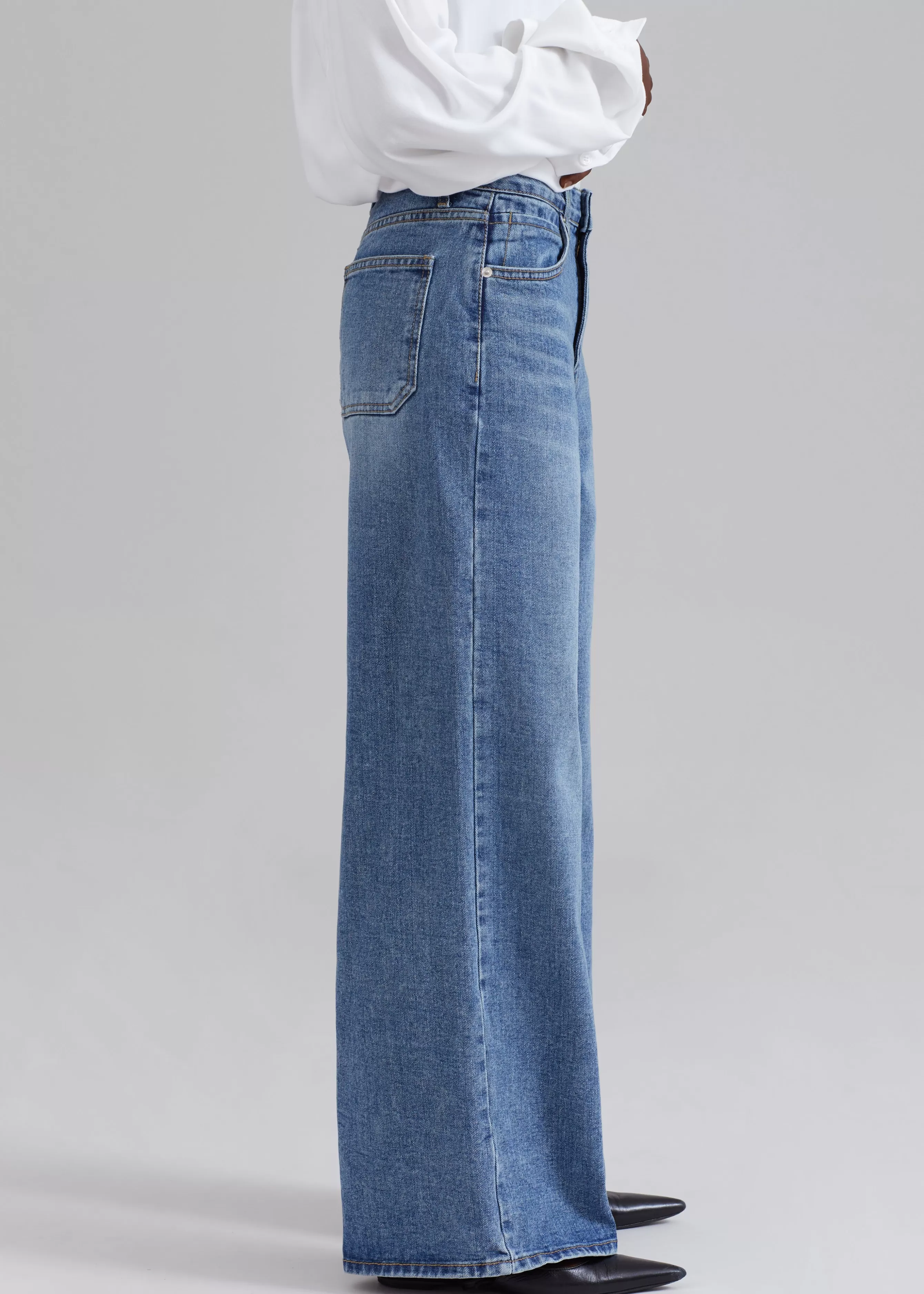 Women The Frankie Shop Amsterdam Wide Jeans