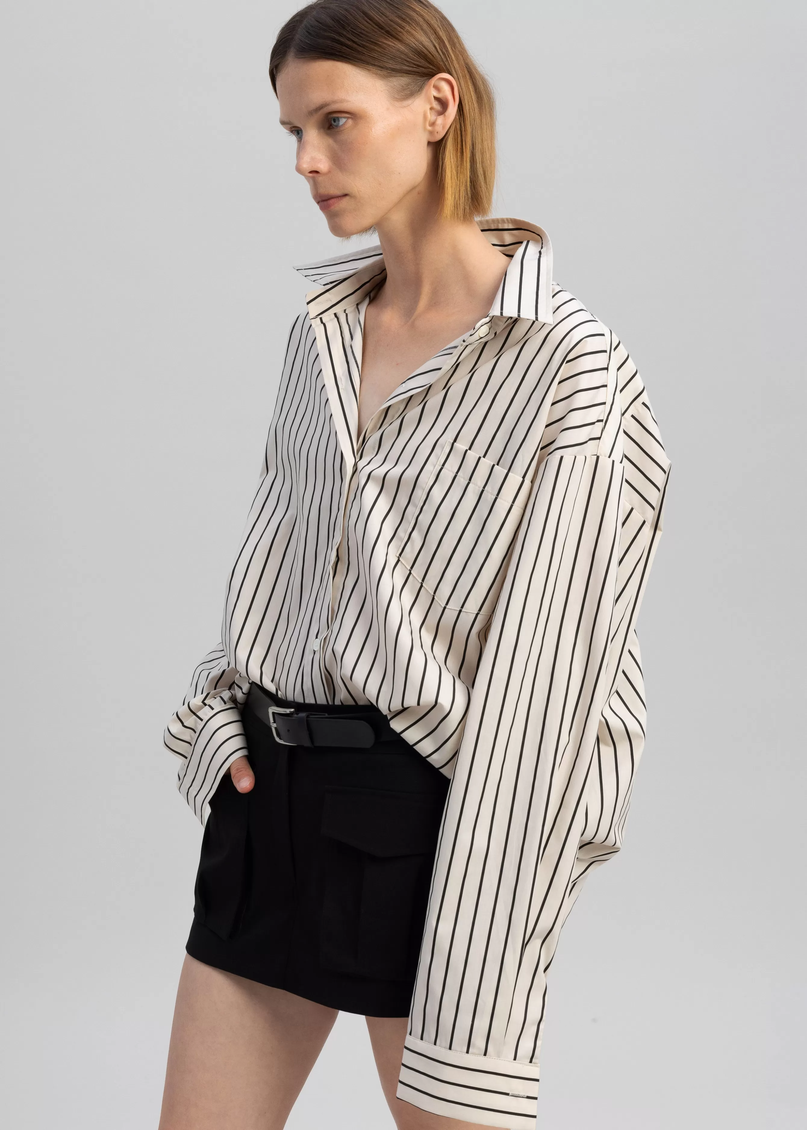 Women The Frankie Shop Anette Striped Shirt