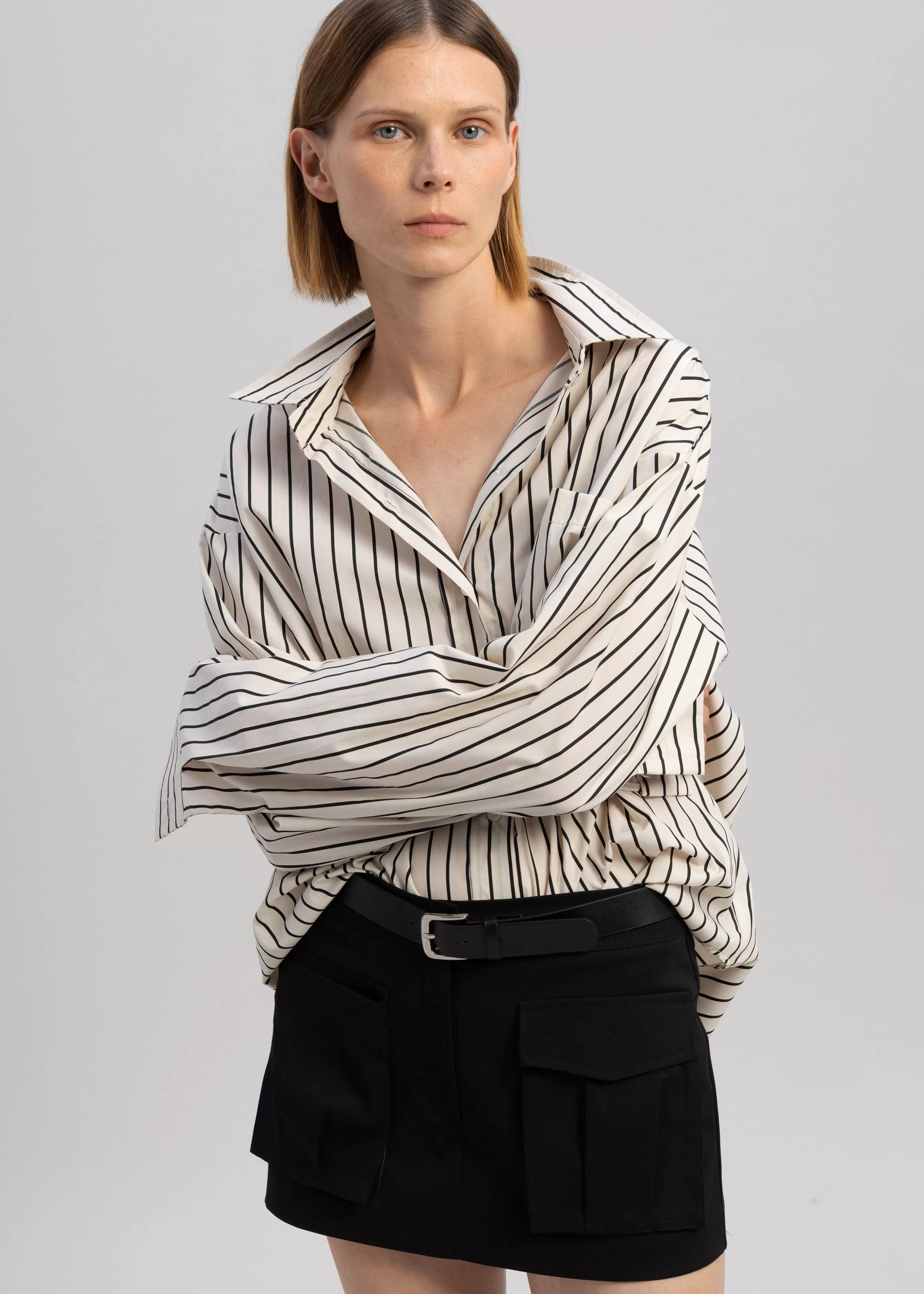 Women The Frankie Shop Anette Striped Shirt