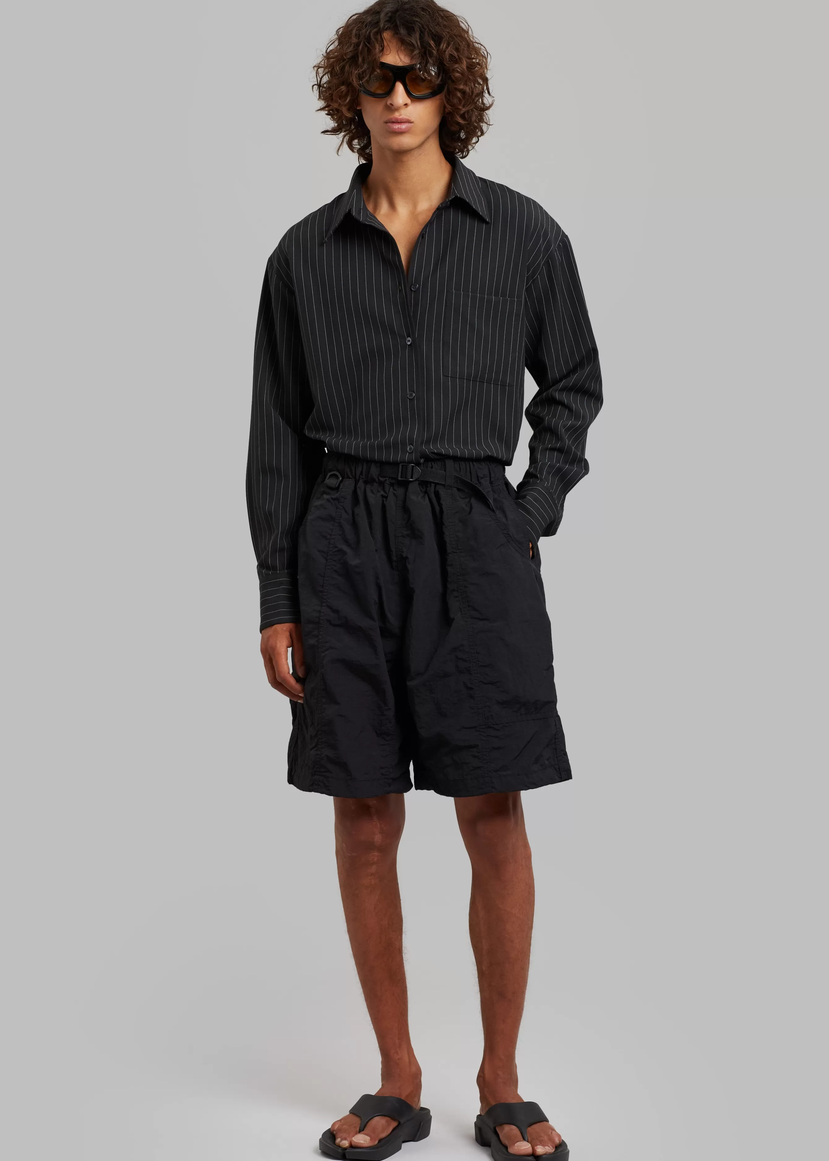 Men The Frankie Shop Arel Buckle Shorts