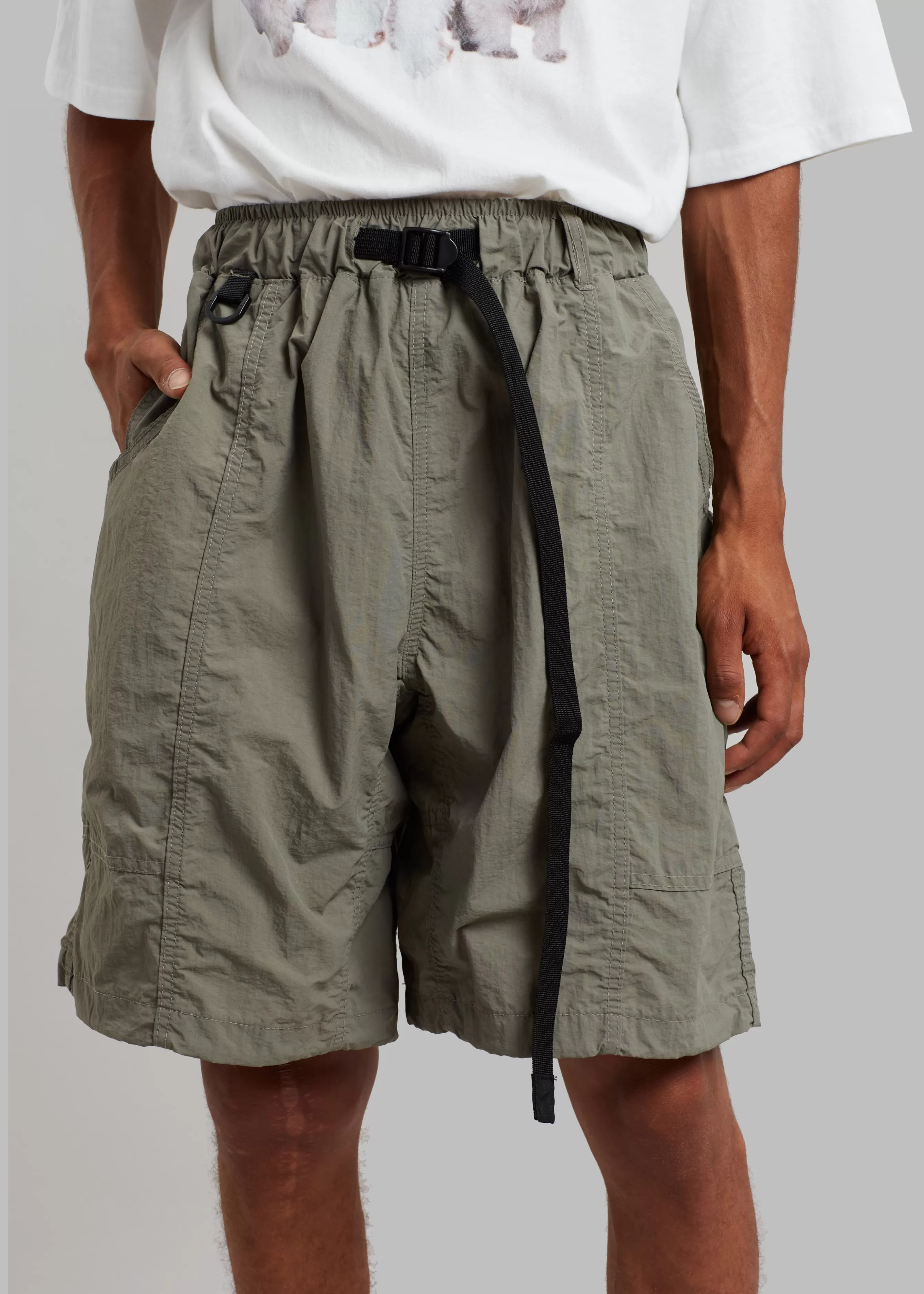 Men The Frankie Shop Arel Buckle Shorts