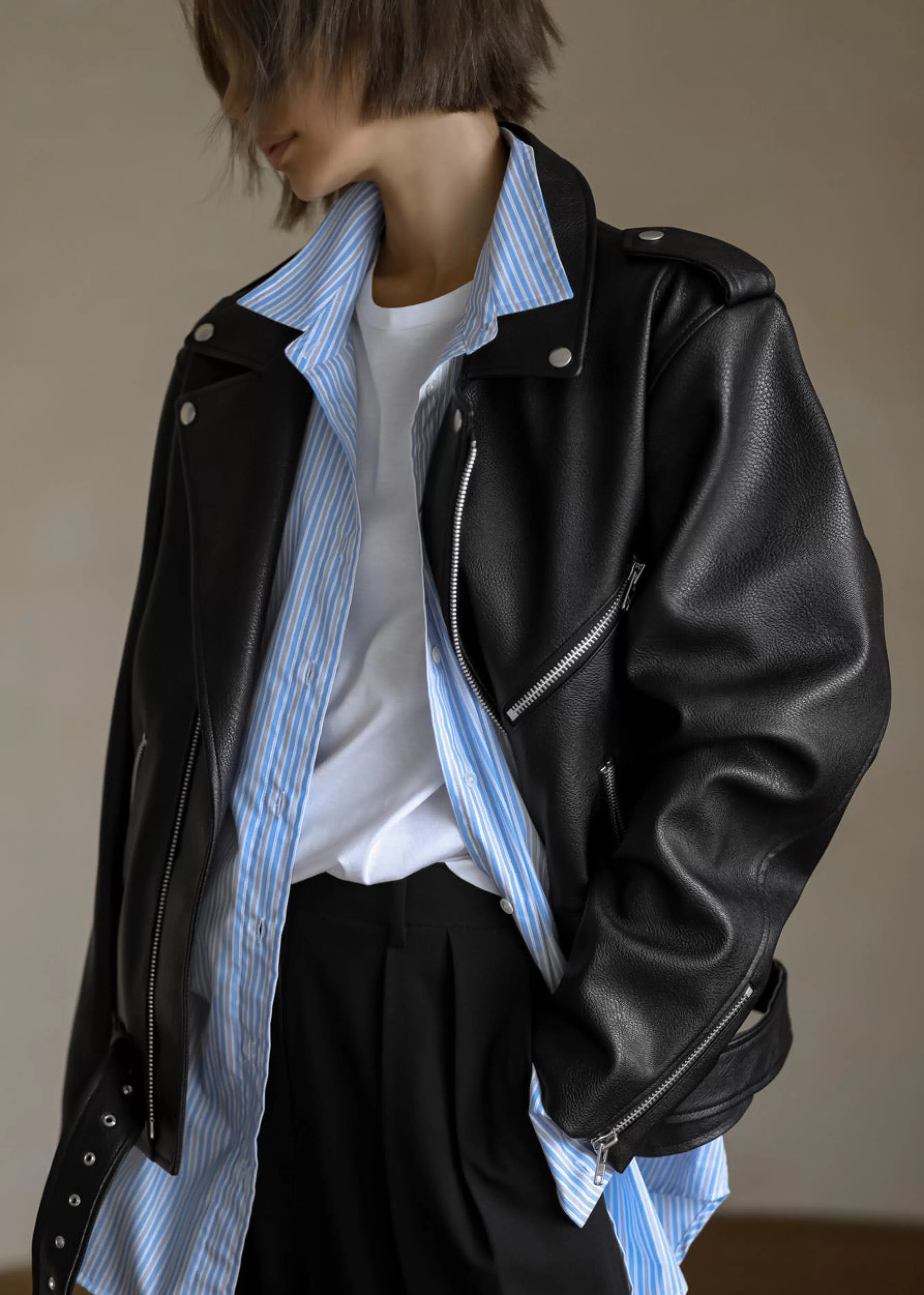 Women The Frankie Shop Aria Faux Leather Jacket