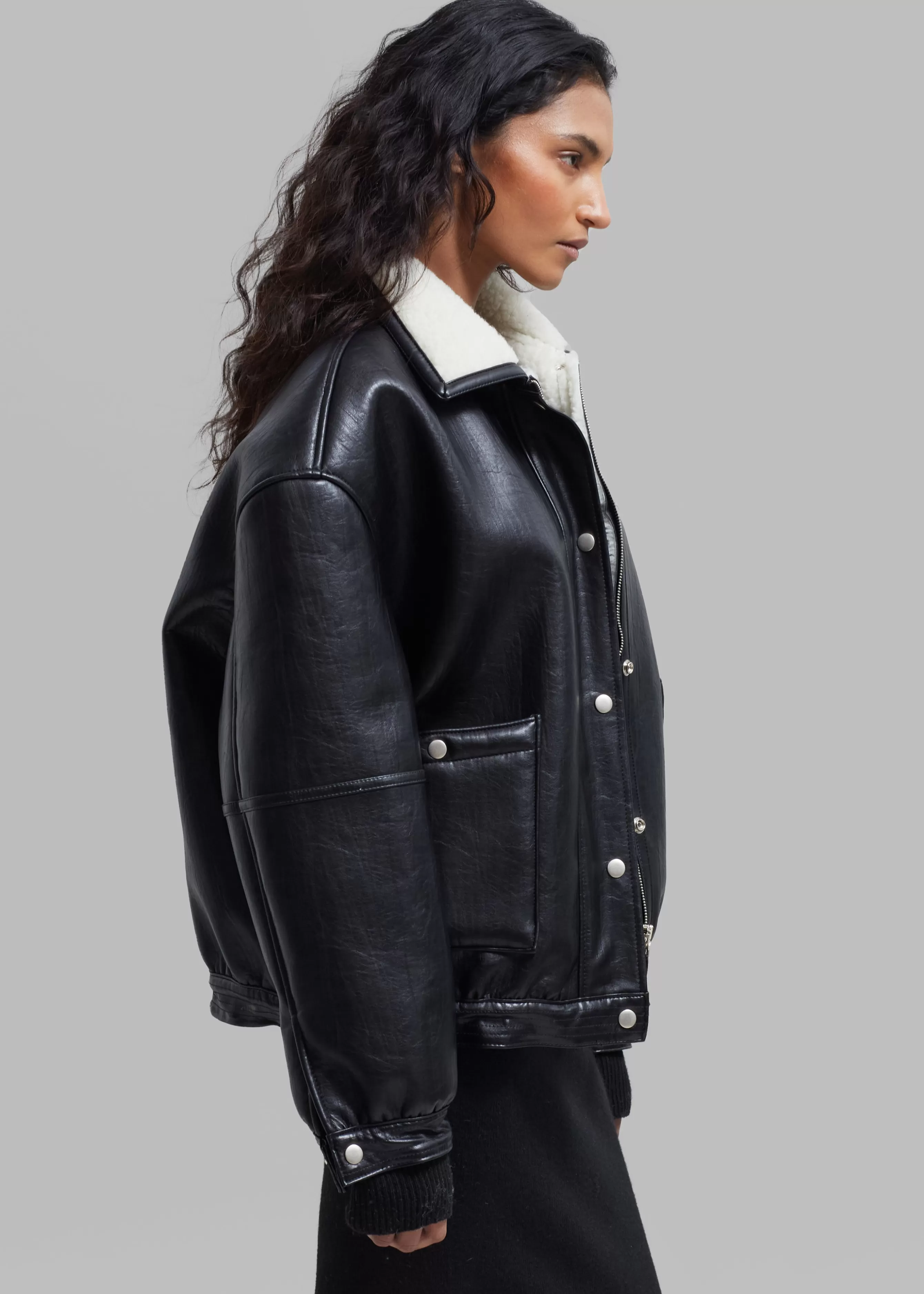 Women The Frankie Shop Arin Faux Leather Jacket