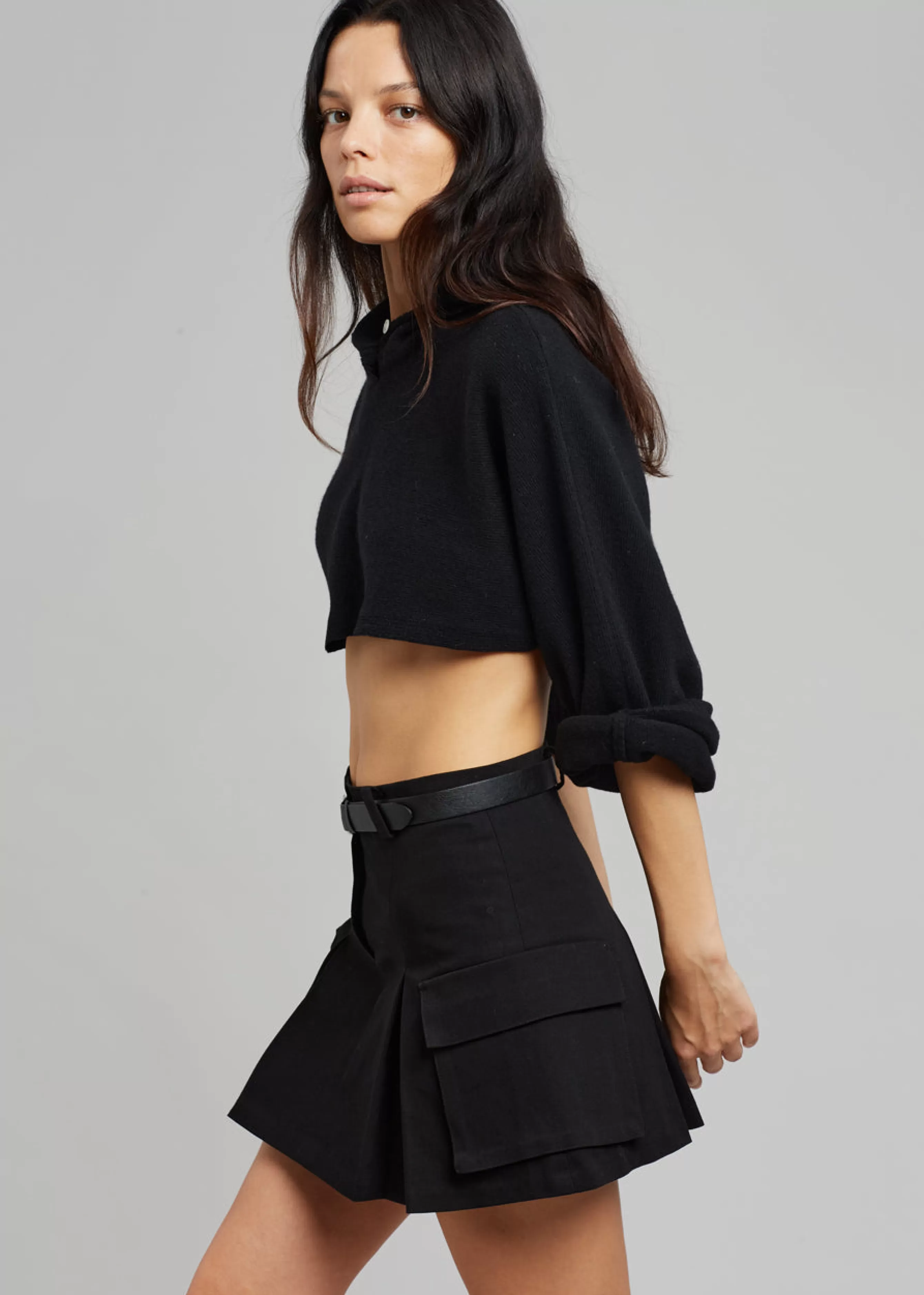 Women The Frankie Shop Audrey Cargo Pleated Miniskirt