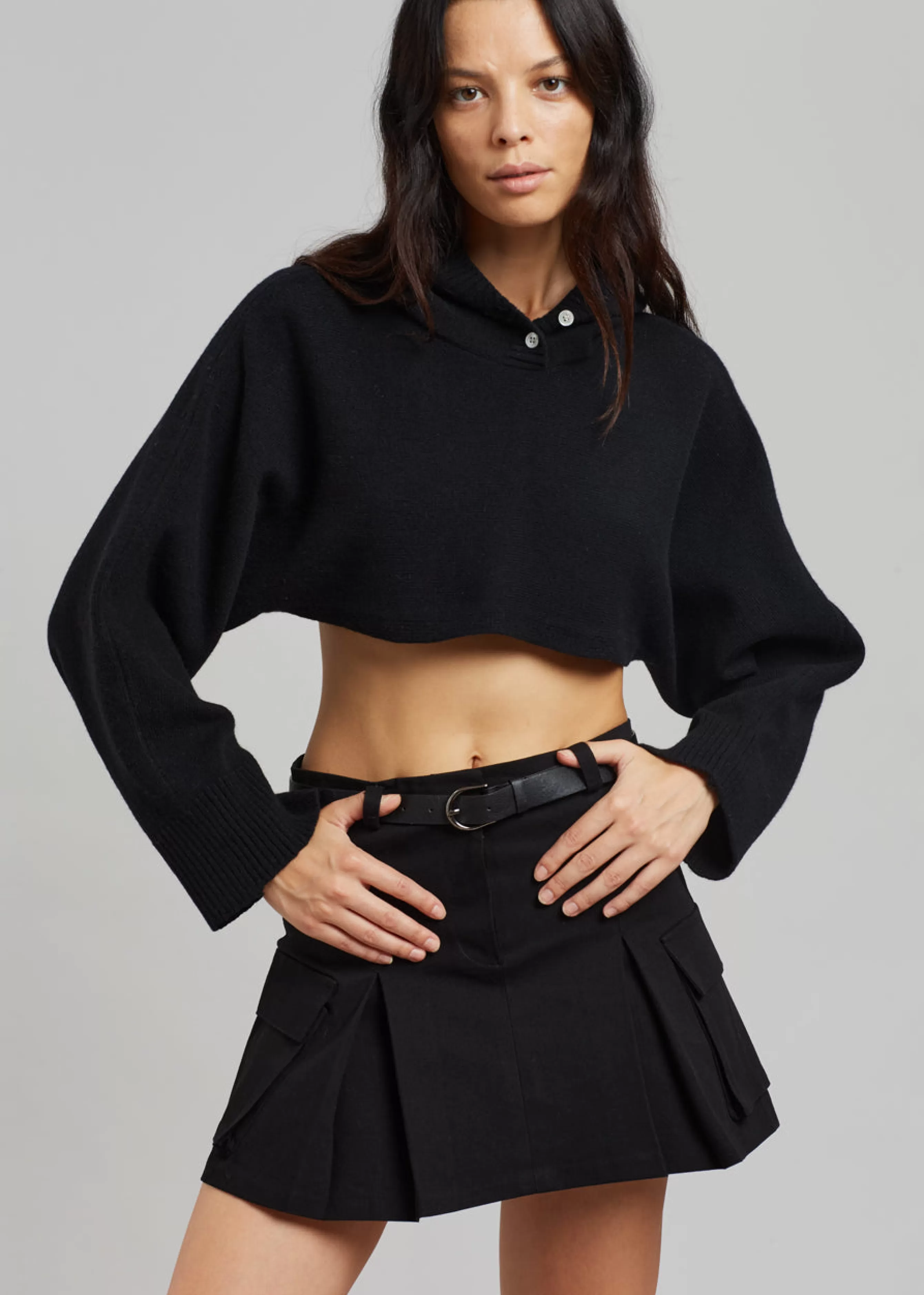 Women The Frankie Shop Audrey Cargo Pleated Miniskirt