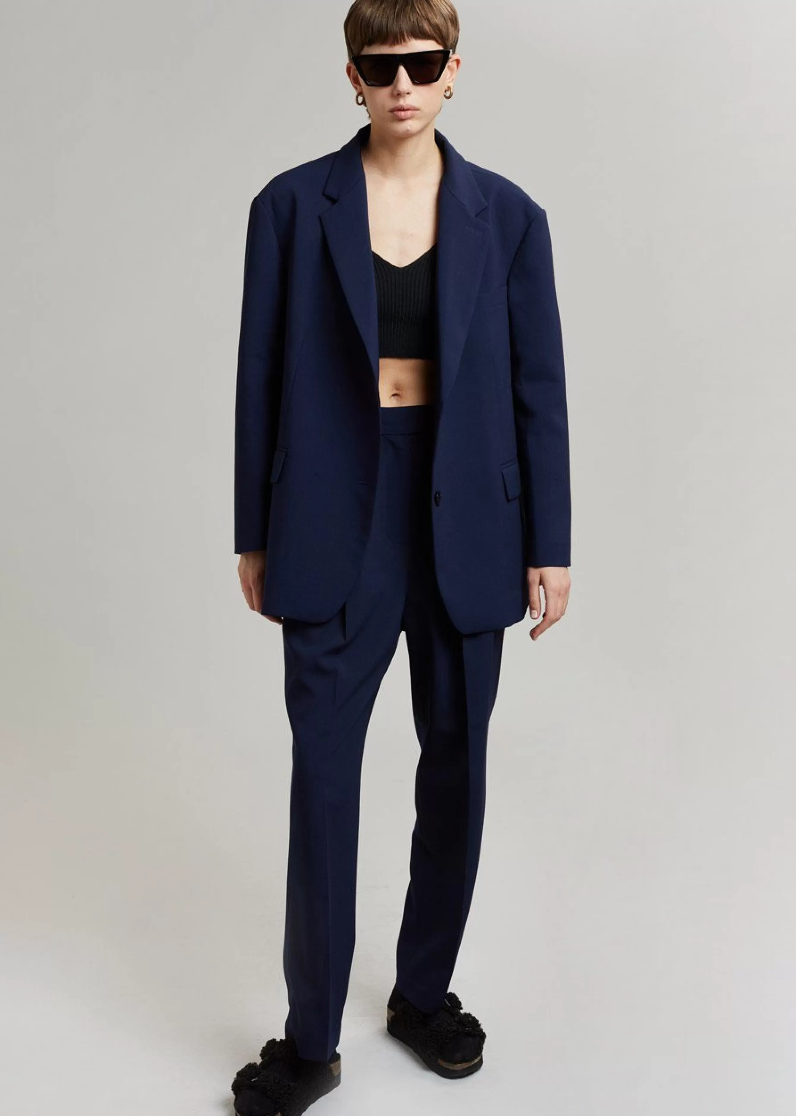 Women The Frankie Shop Bea Pleated Suit Pants