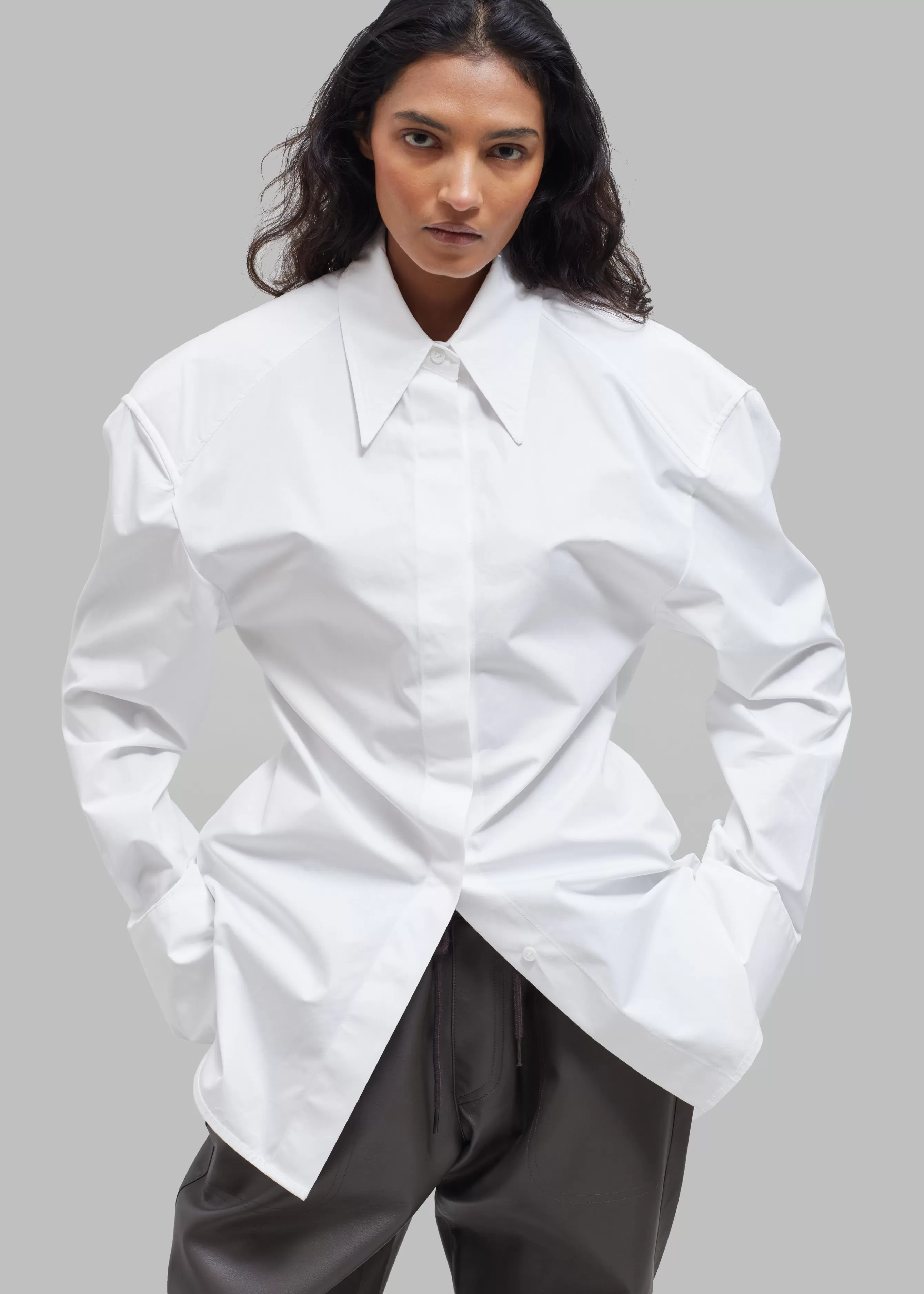 Women The Frankie Shop Bec Padded Shirt