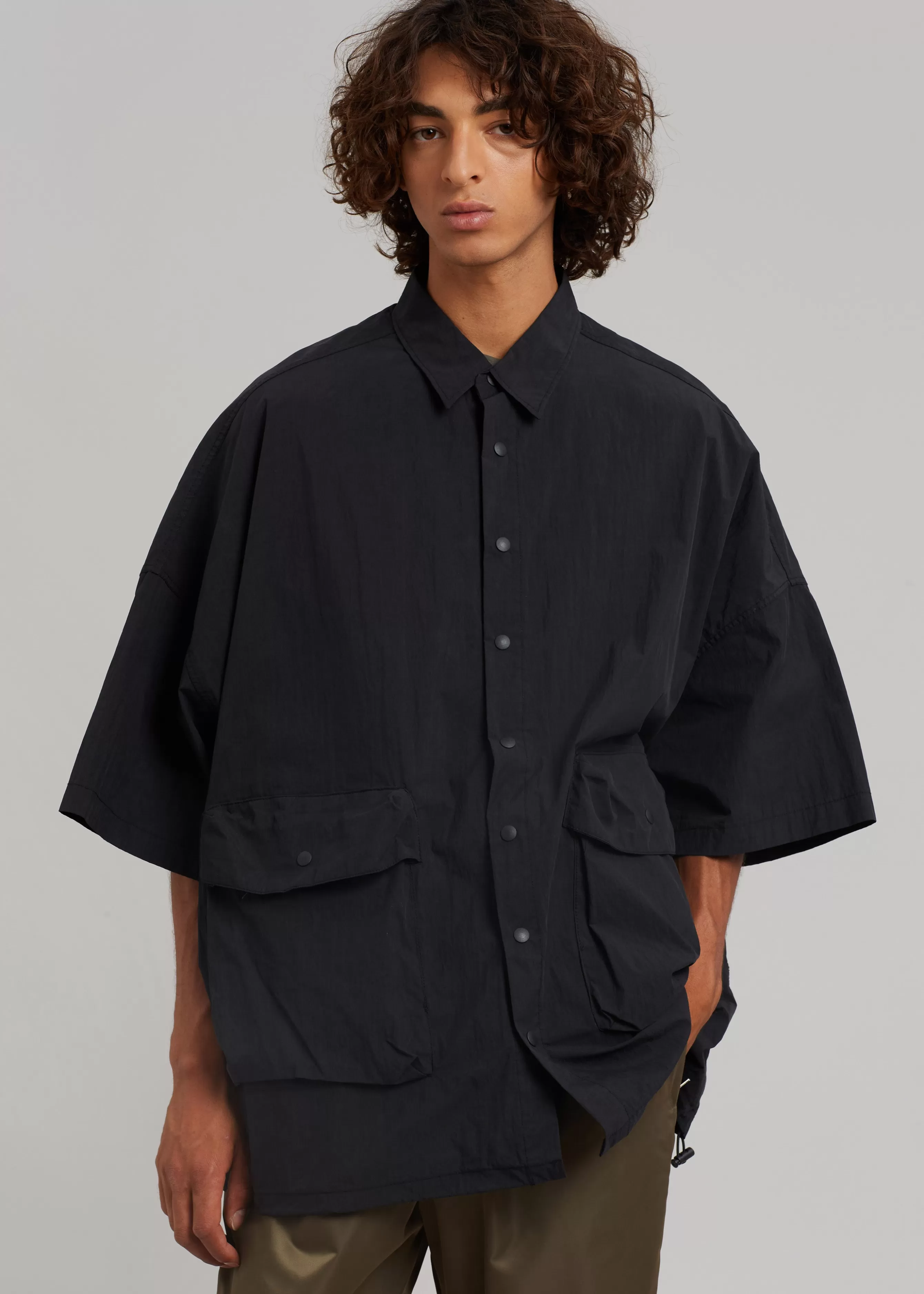 Men The Frankie Shop Bedri Cargo Shirt