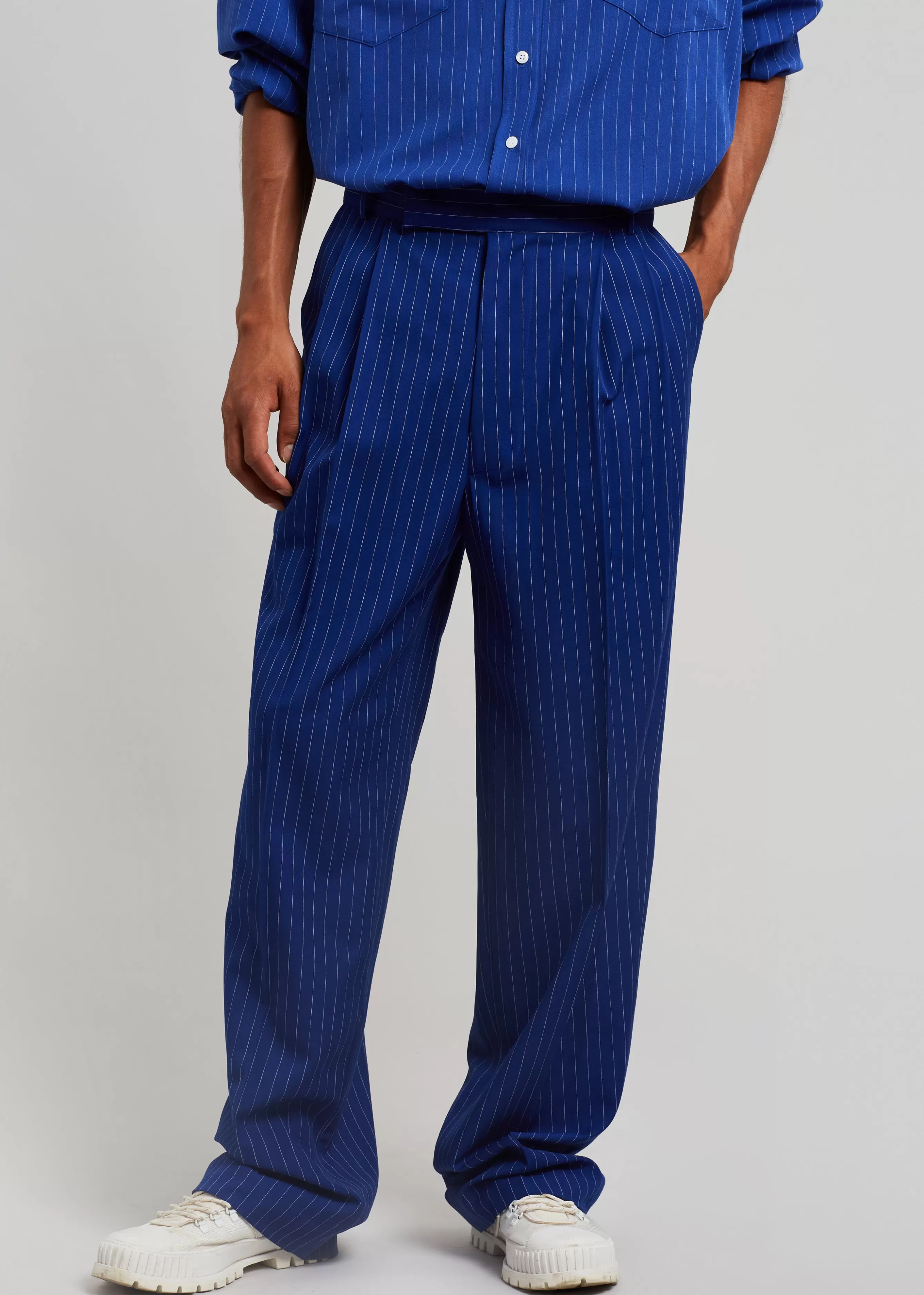 Men The Frankie Shop Beo Fluid Stripe Suit Pants