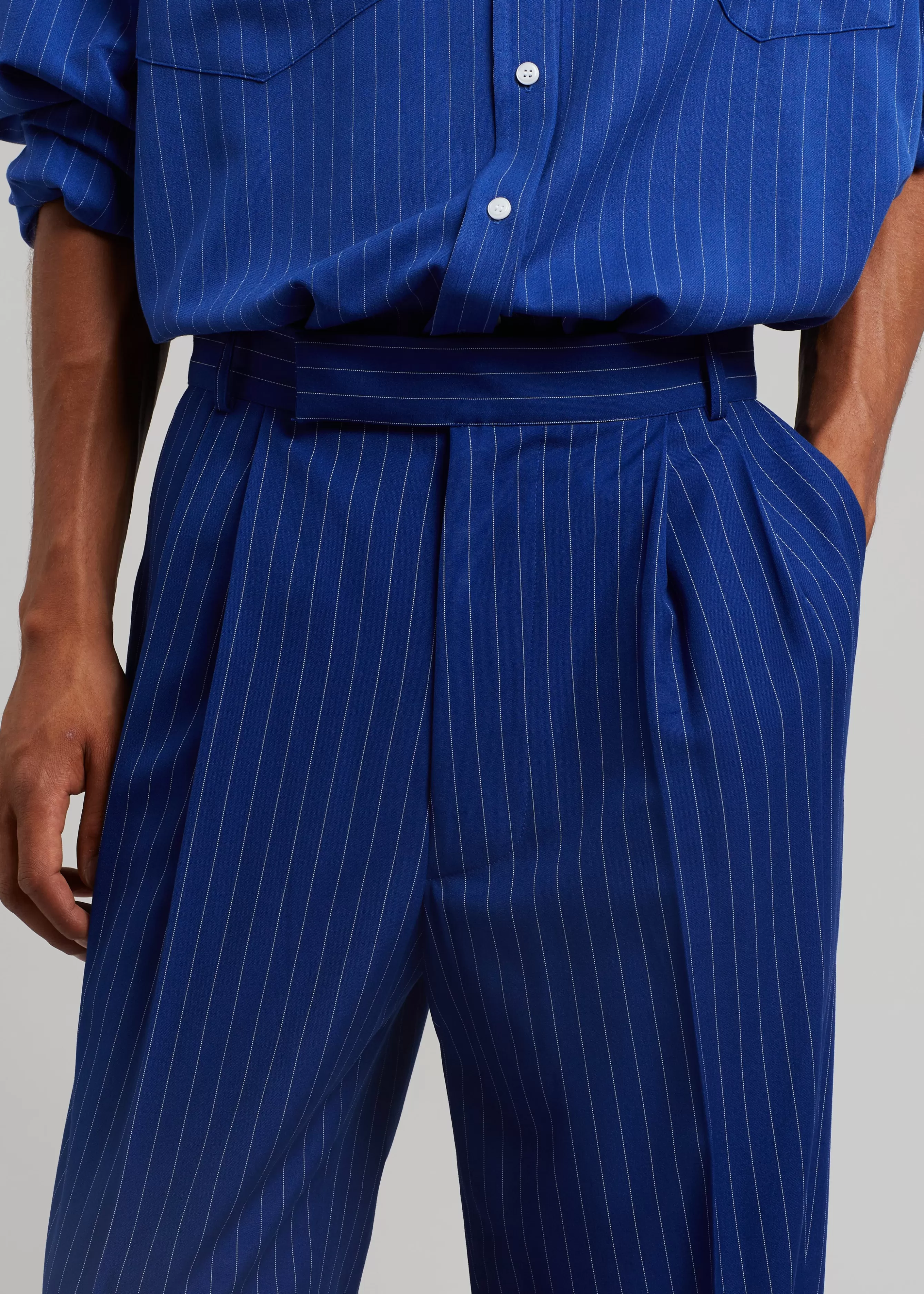 Men The Frankie Shop Beo Fluid Stripe Suit Pants