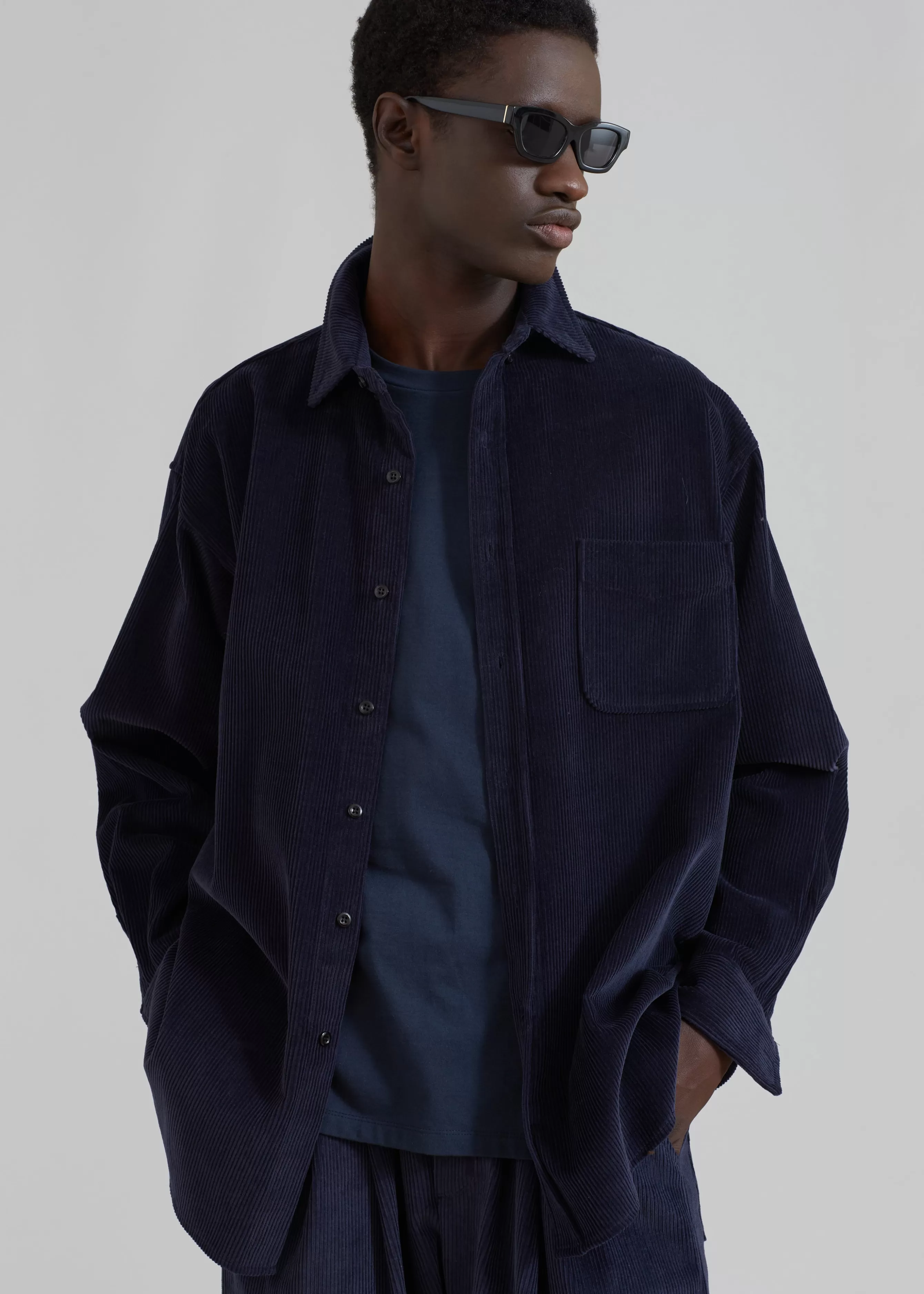 Men The Frankie Shop Camden Corduroy Shirt