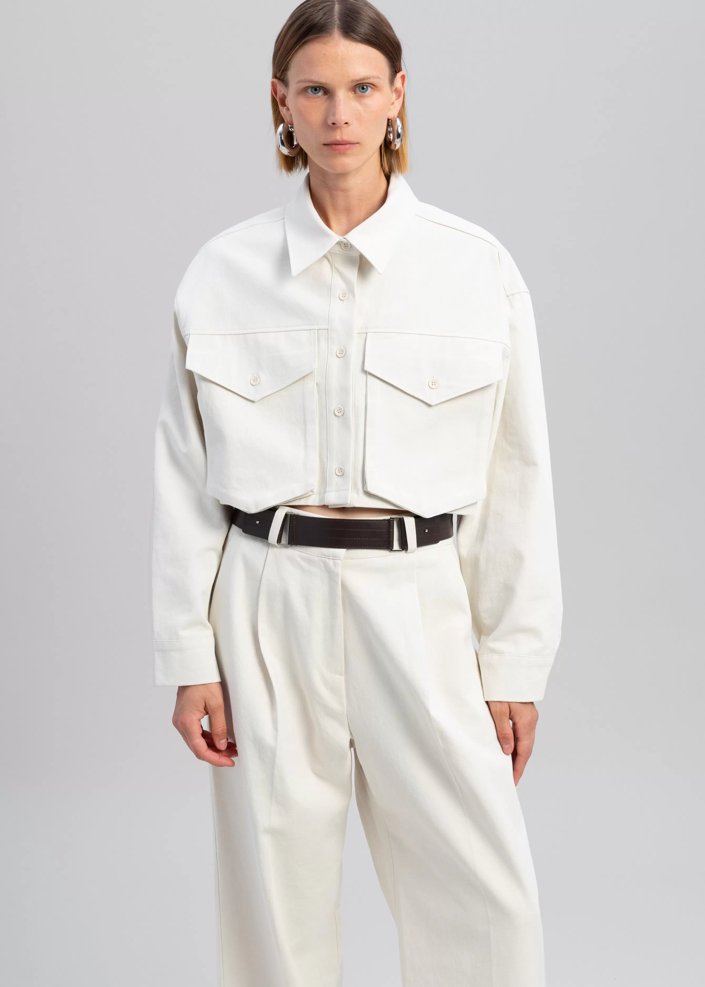 Women The Frankie Shop Carline Pocket Shirt