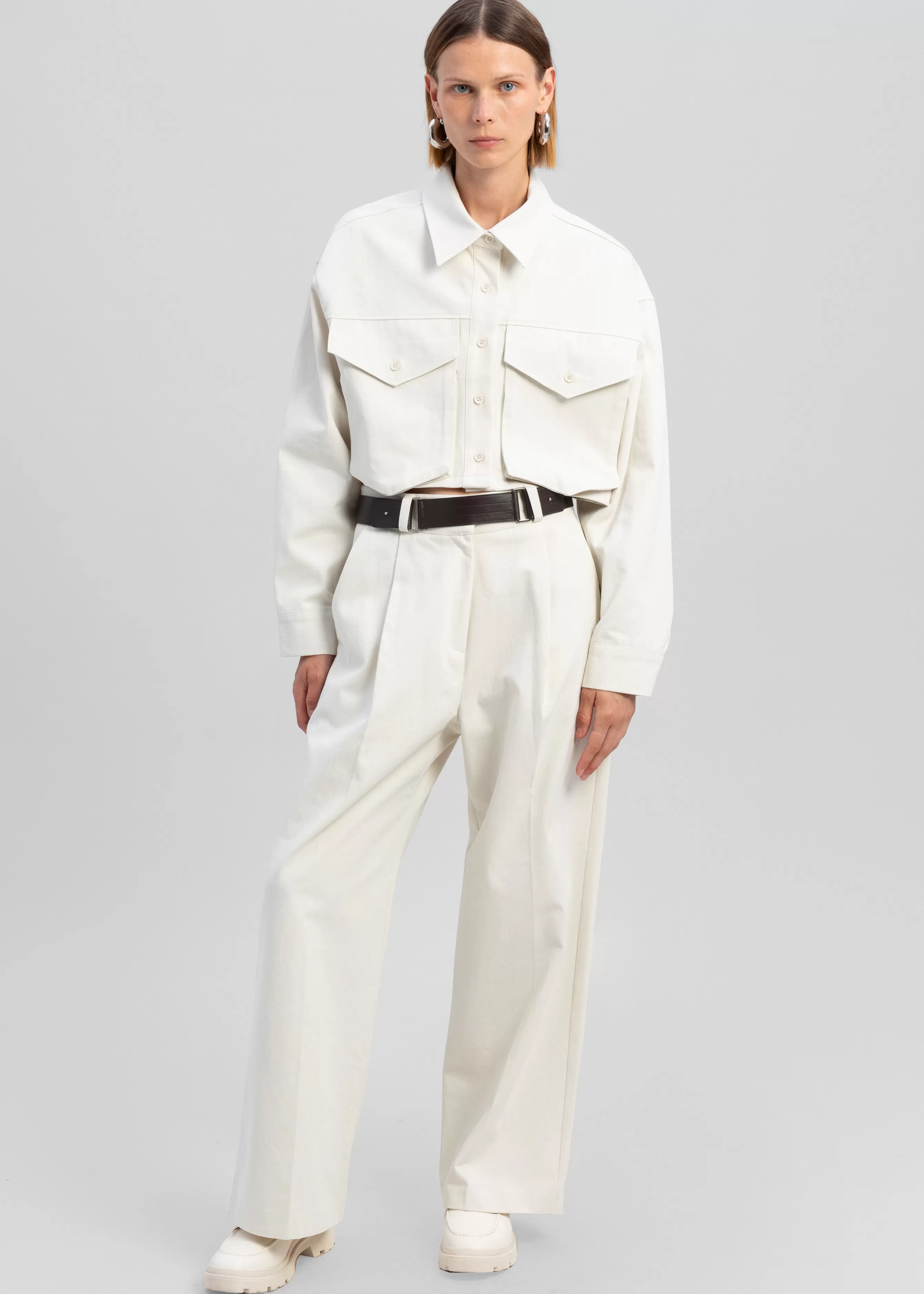 Women The Frankie Shop Carline Pocket Shirt