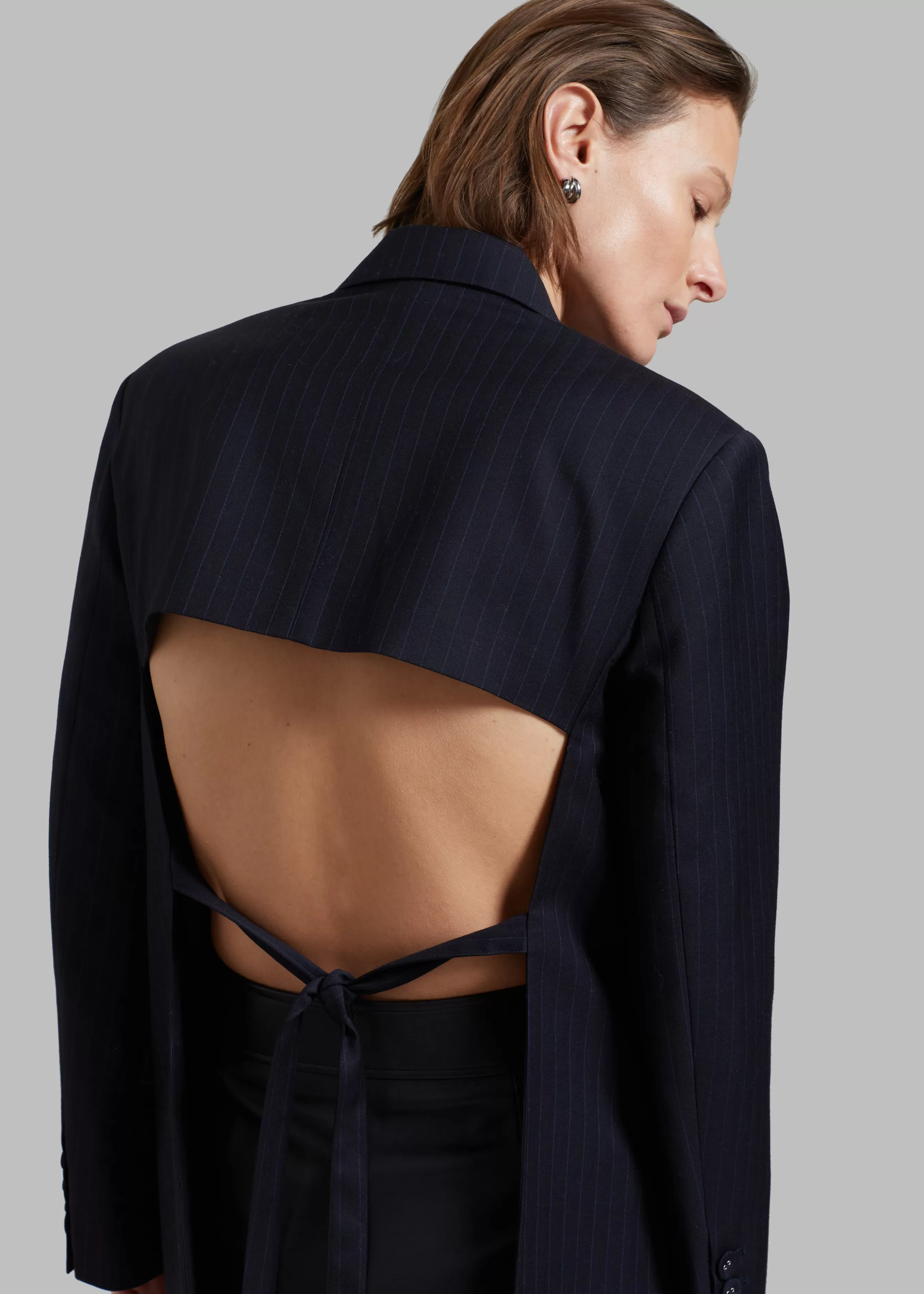 Women The Frankie Shop Cedric Open Back Blazer