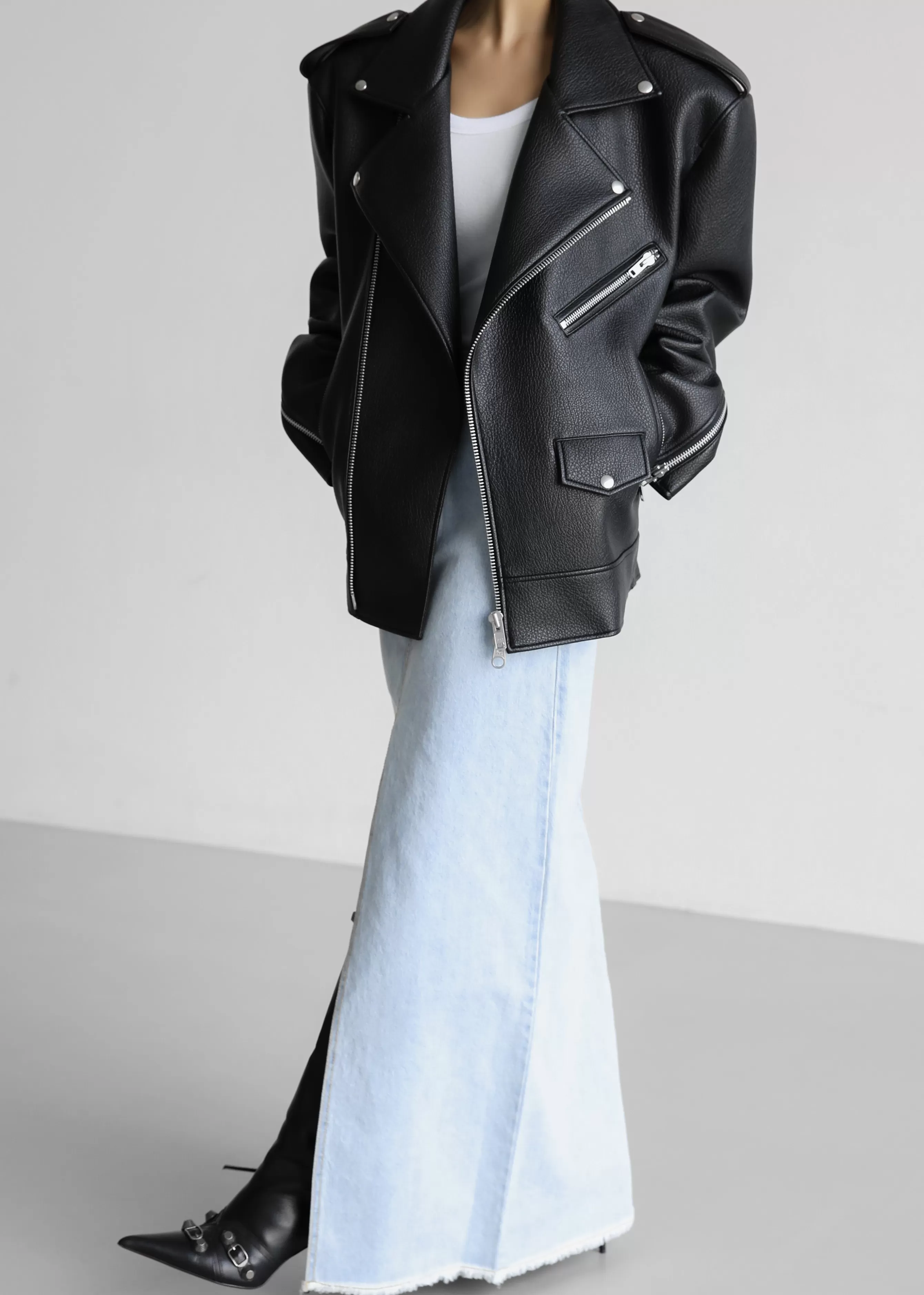 Women The Frankie Shop Chicago Oversized Perfecto Jacket