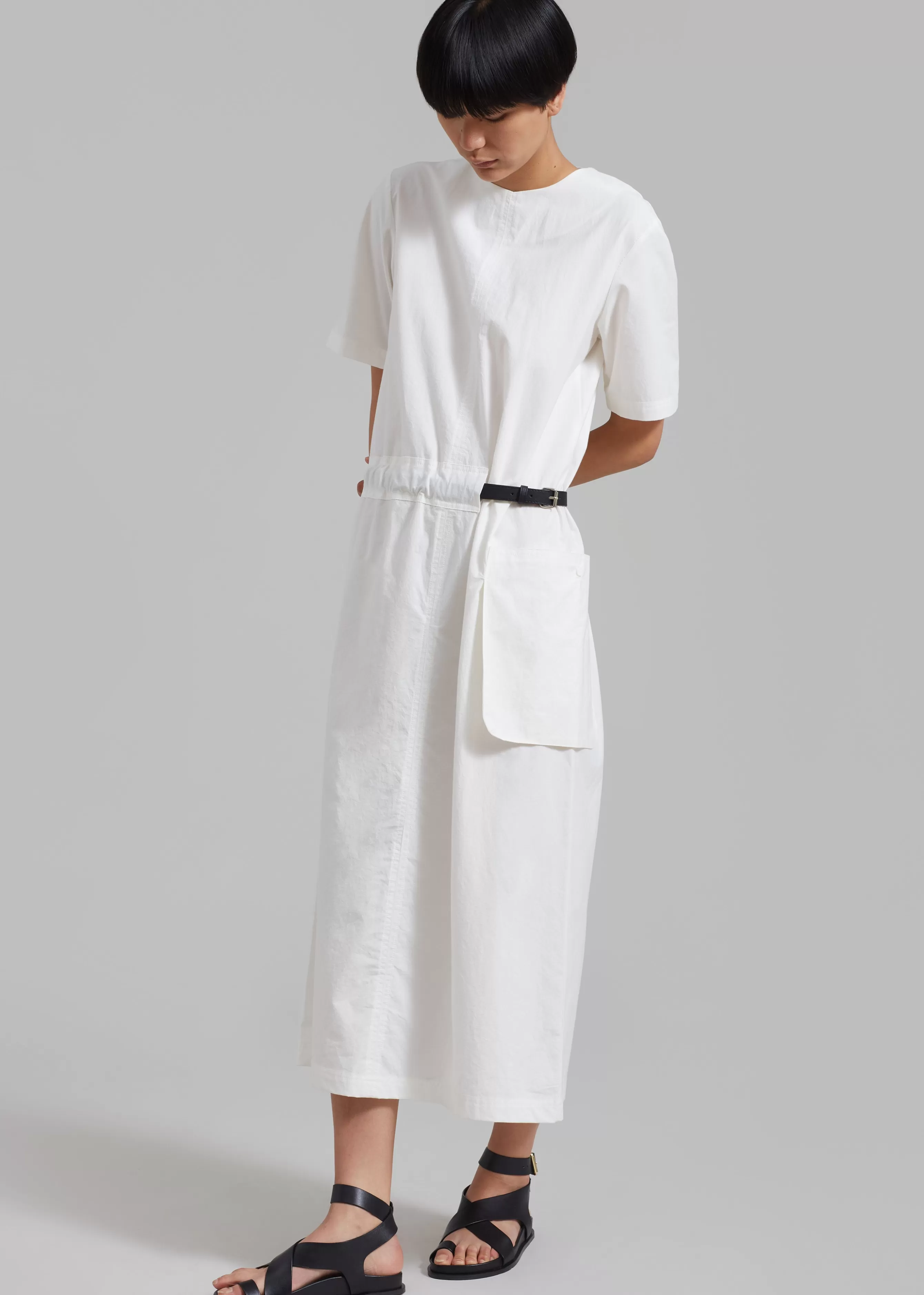 Women The Frankie Shop Claire Belted Maxi Dress