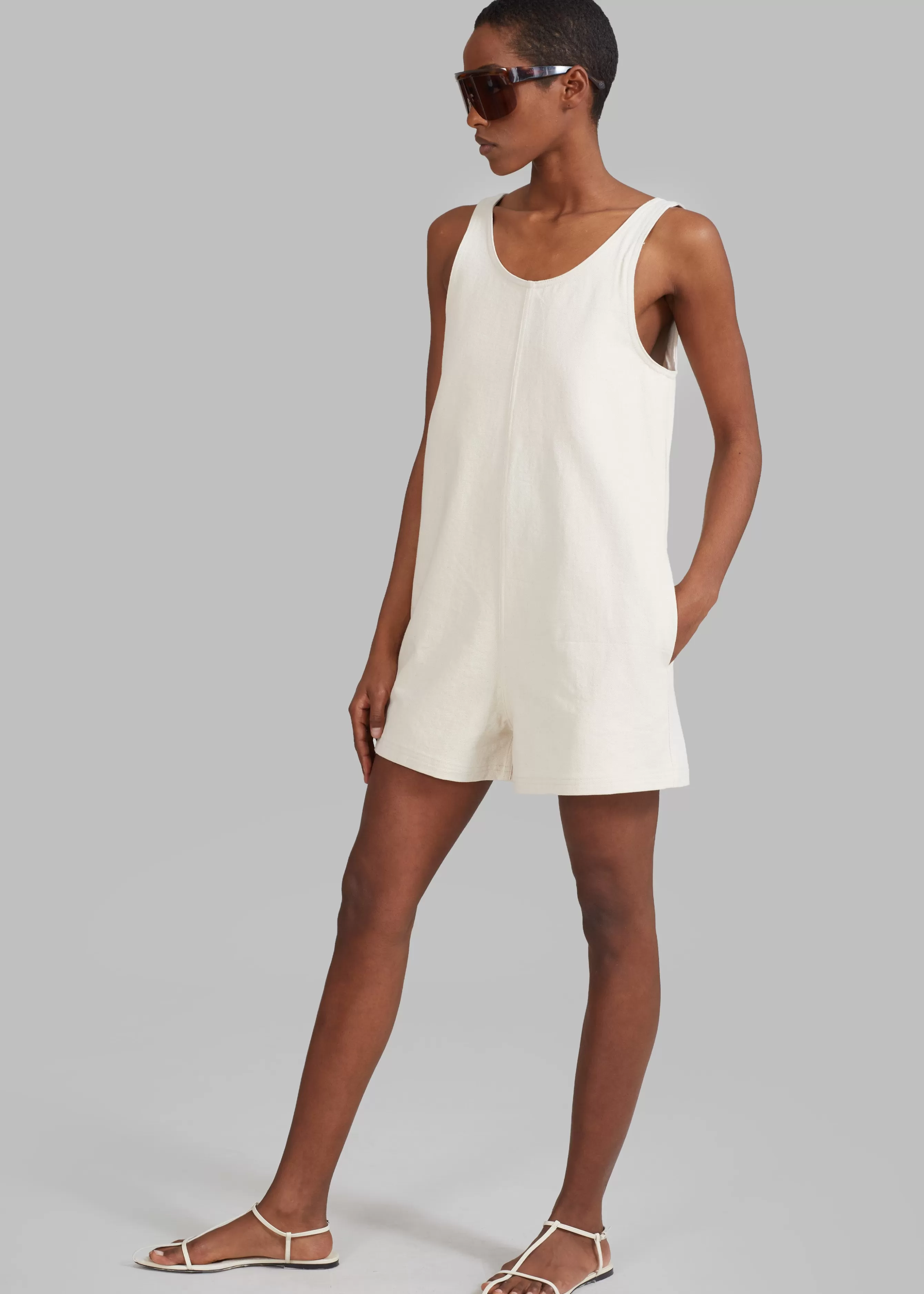 Women The Frankie Shop Claris Twill Romper