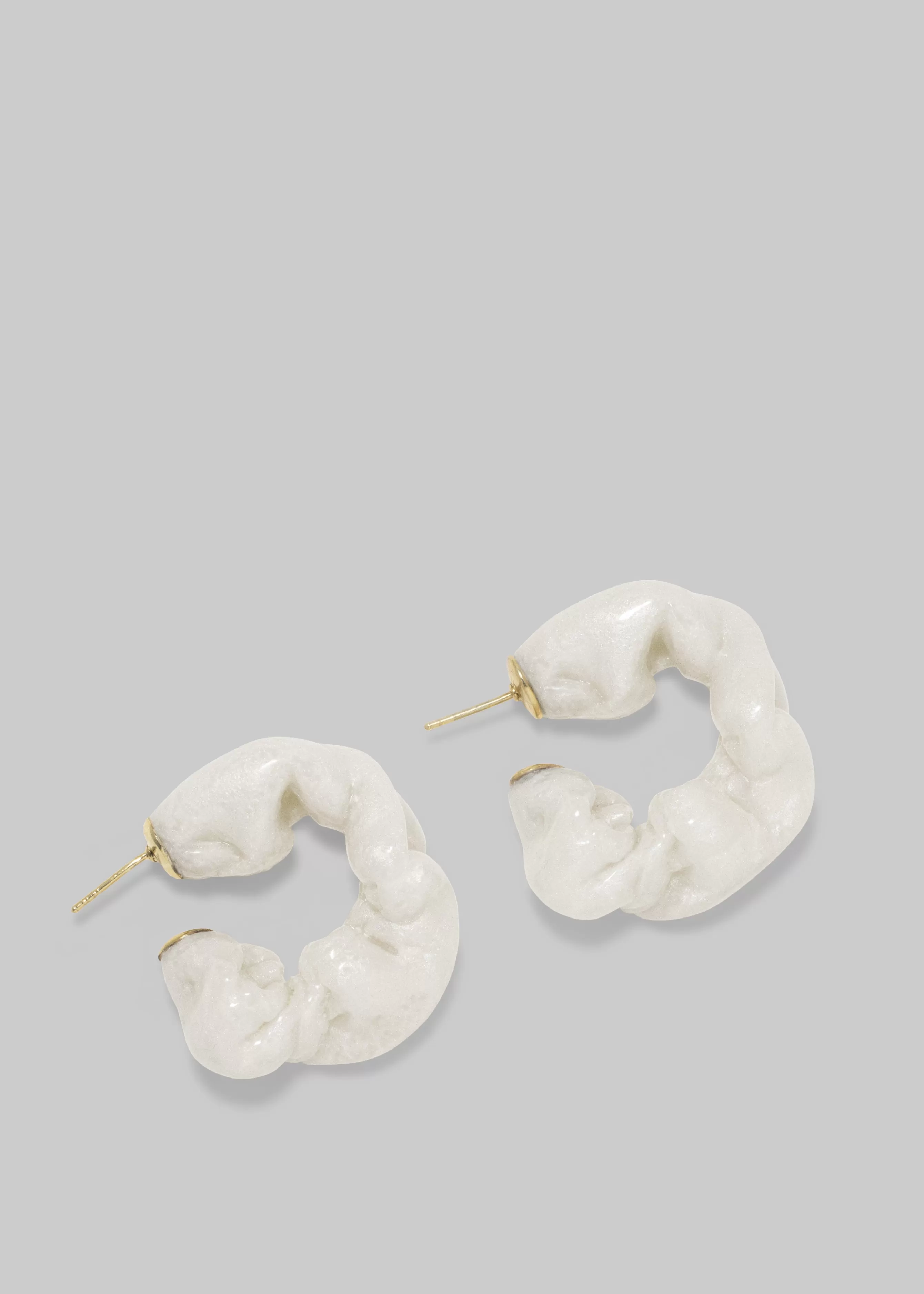 Women The Frankie Shop Completedworks Ruffle Bio-Resin Earrings