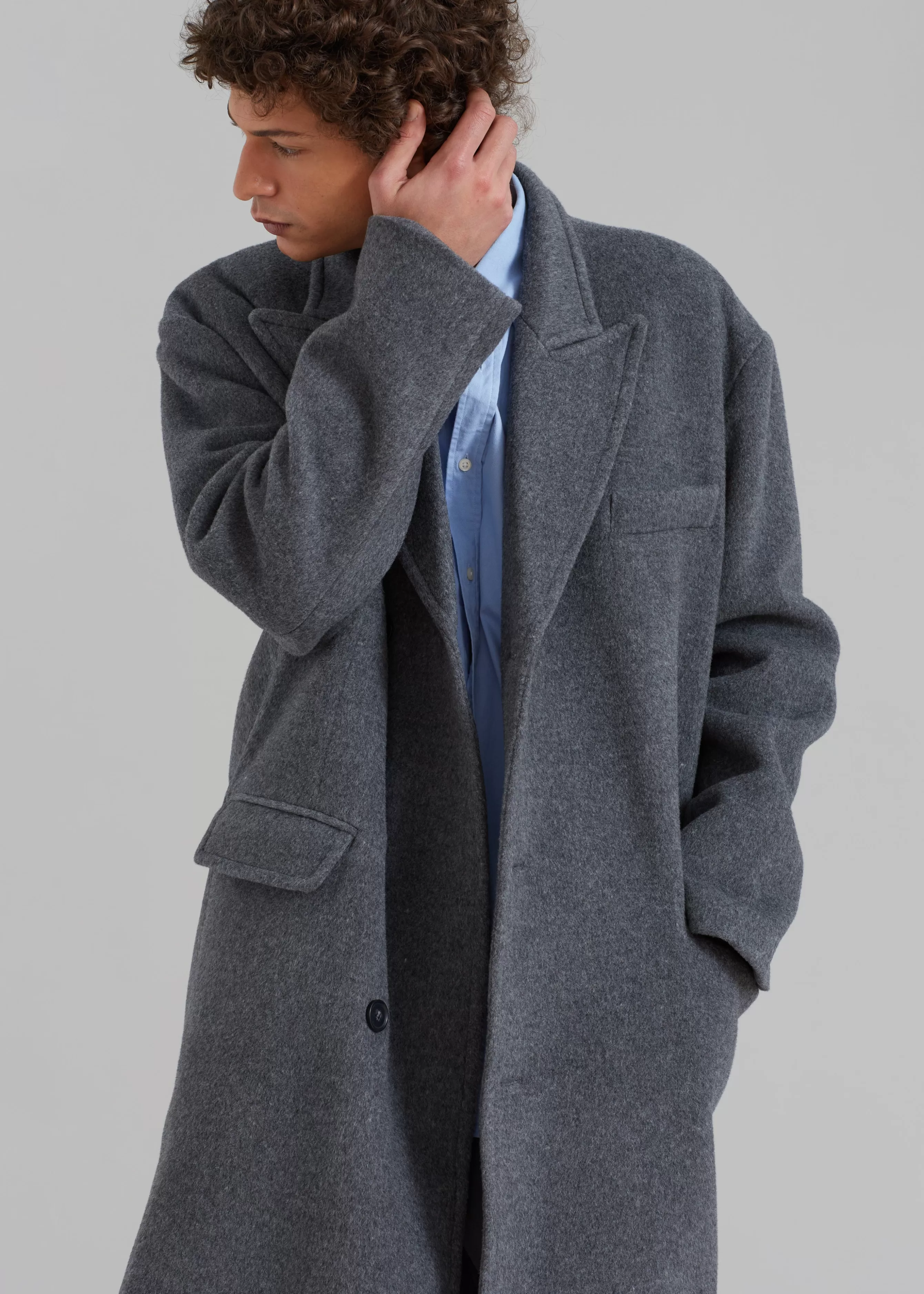 Men The Frankie Shop Curtis Oversized Coat