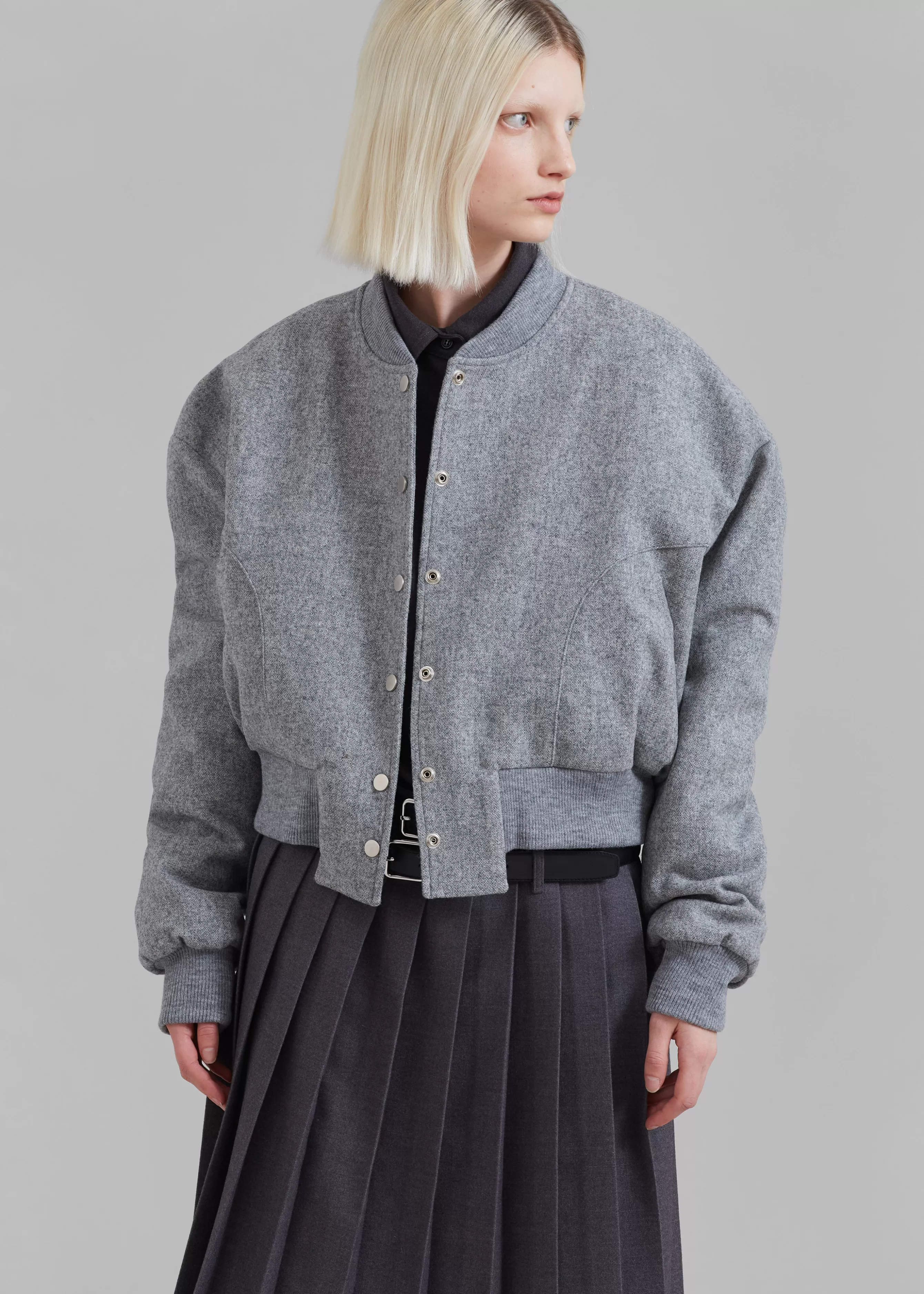 Women The Frankie Shop Debbie Wool Bomber