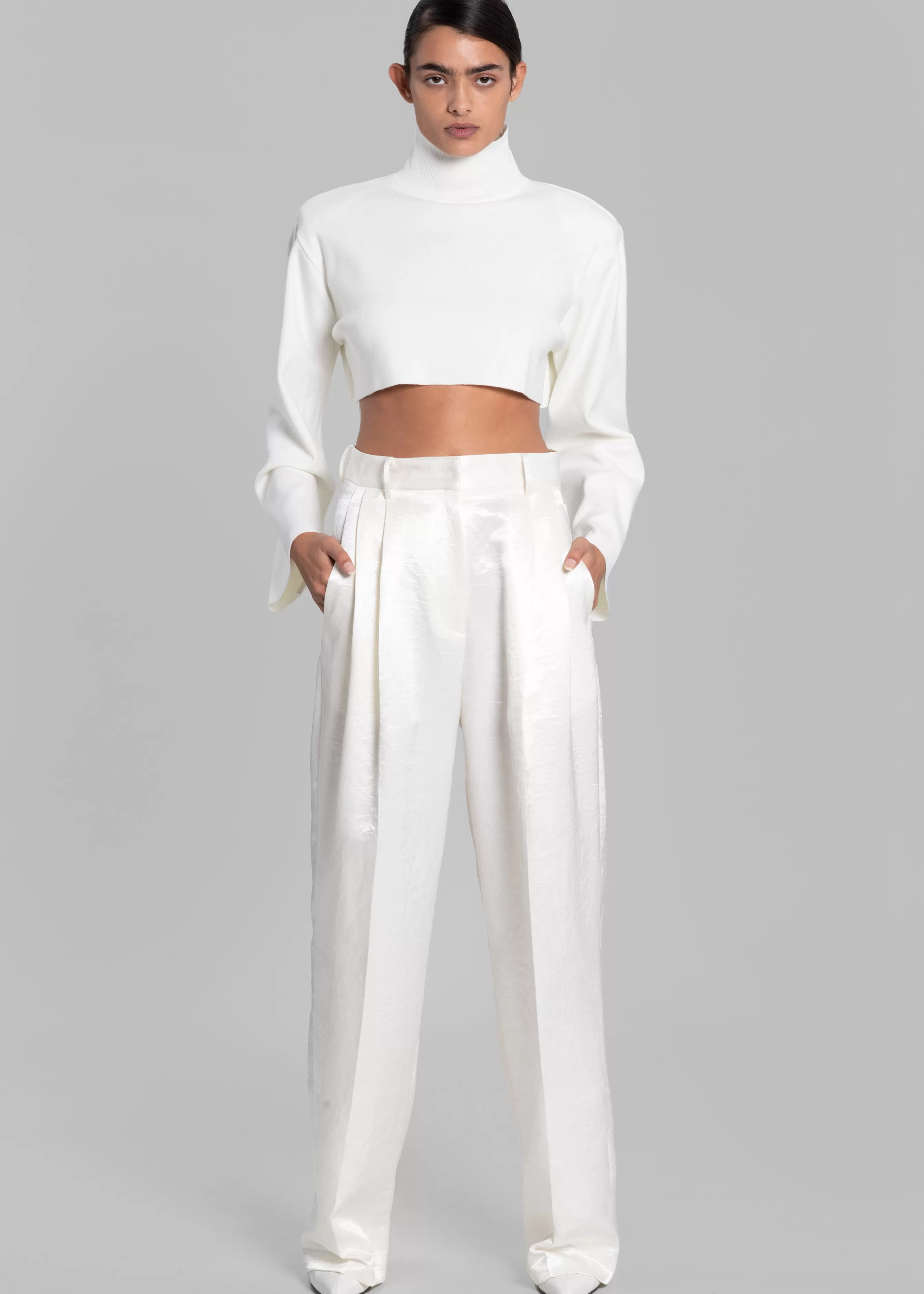 Women The Frankie Shop Elvira Pleated Trousers