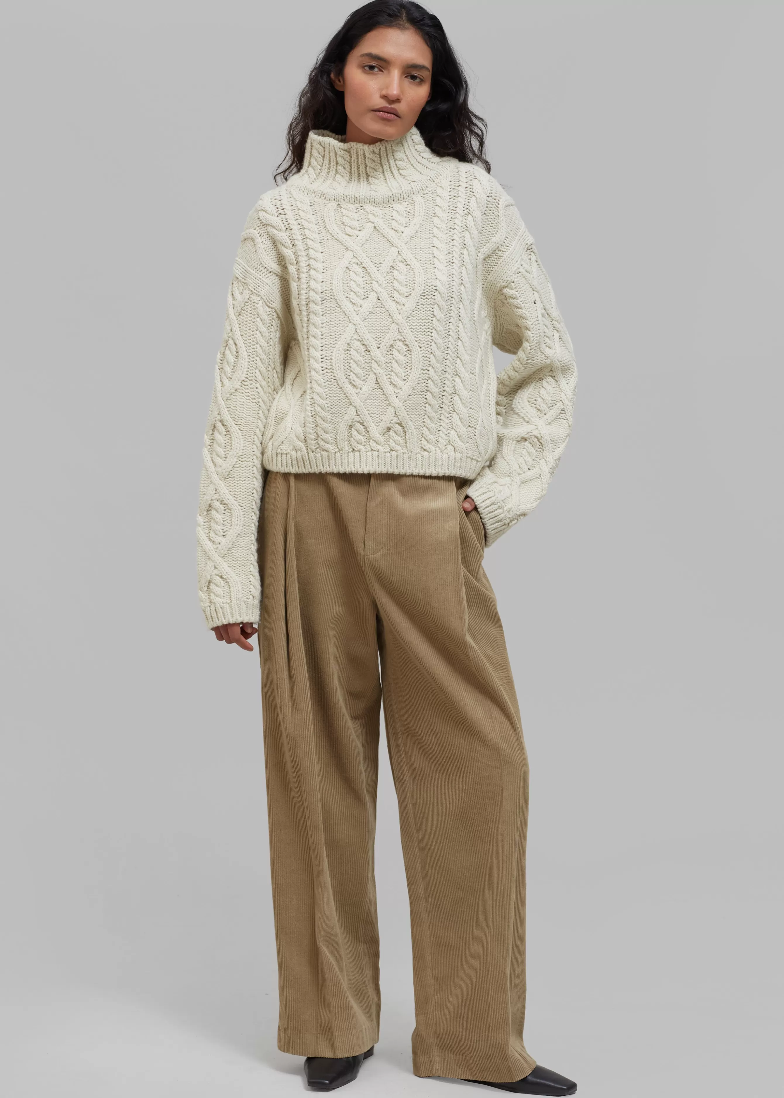 Women The Frankie Shop Estrid Corduroy Wide Pants