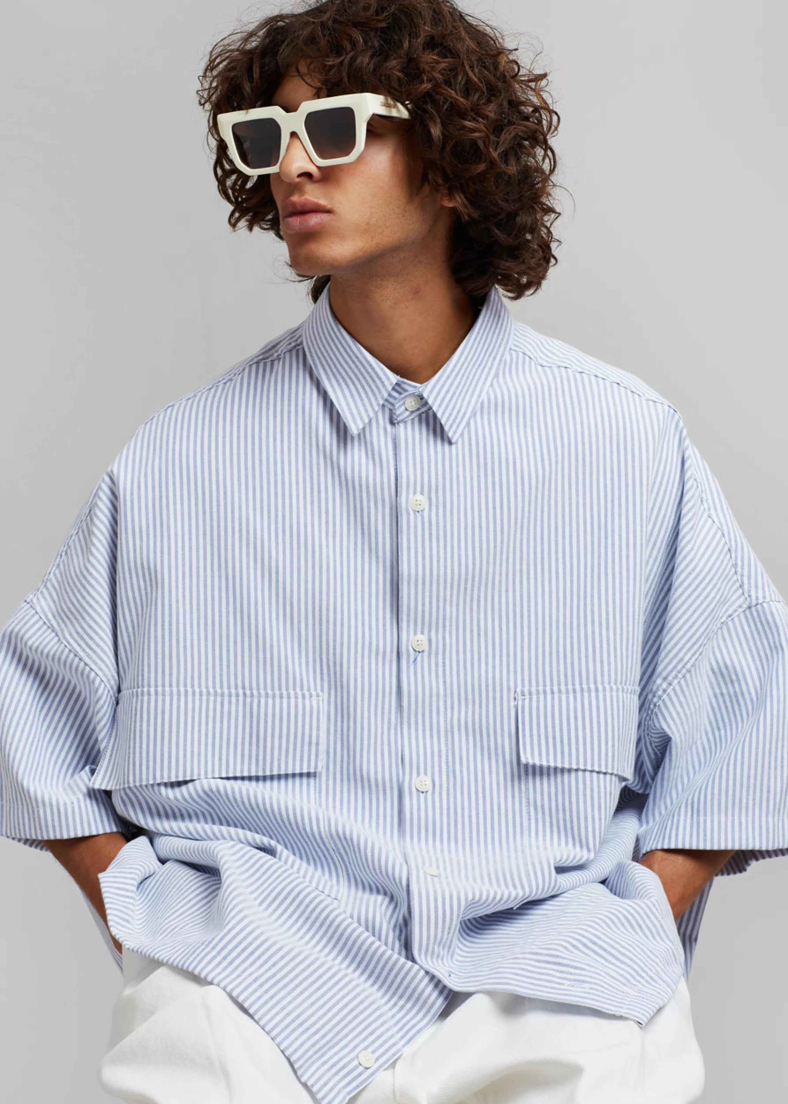 Men The Frankie Shop Ethan Pocket Shirt