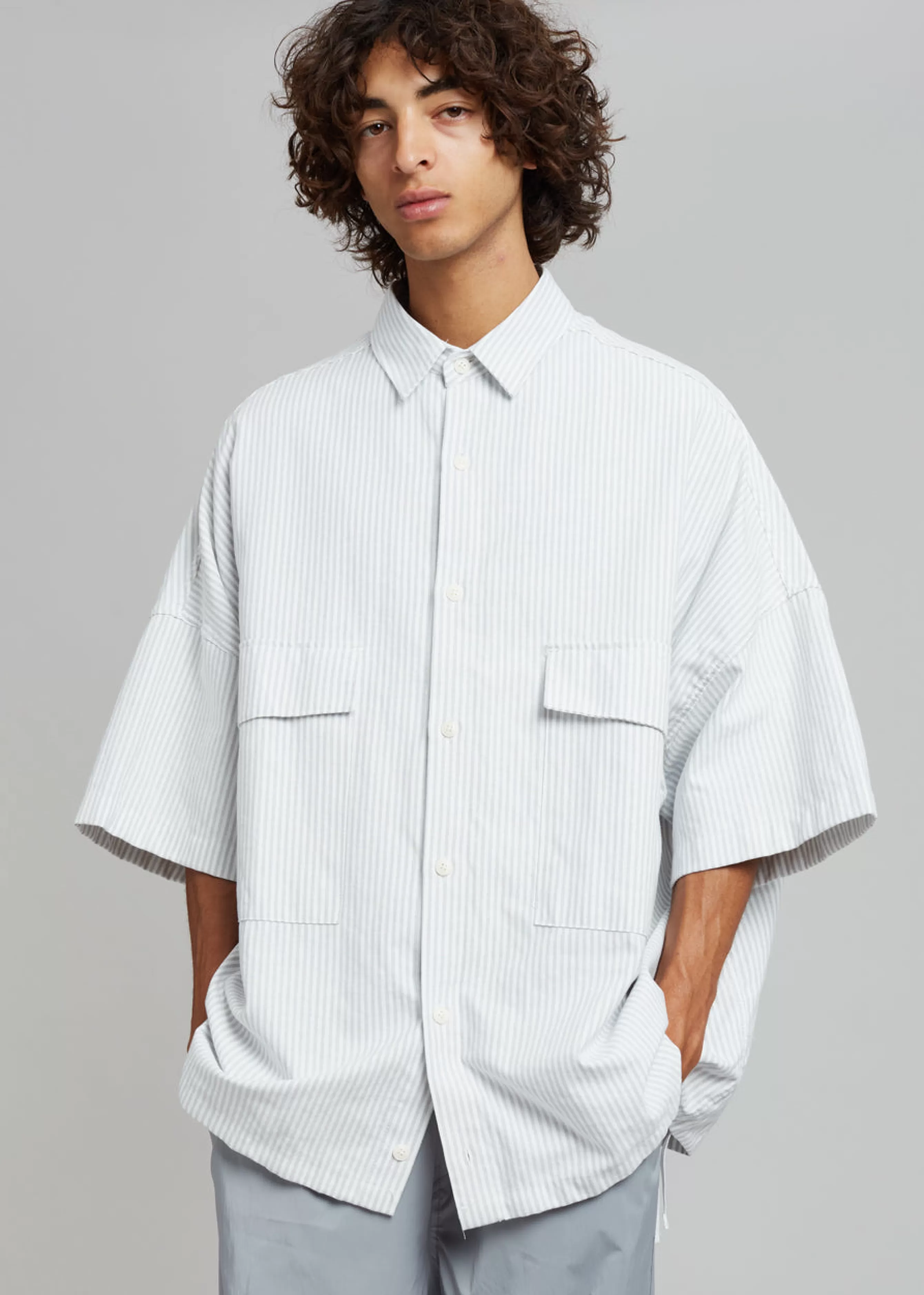 Men The Frankie Shop Ethan Pocket Shirt