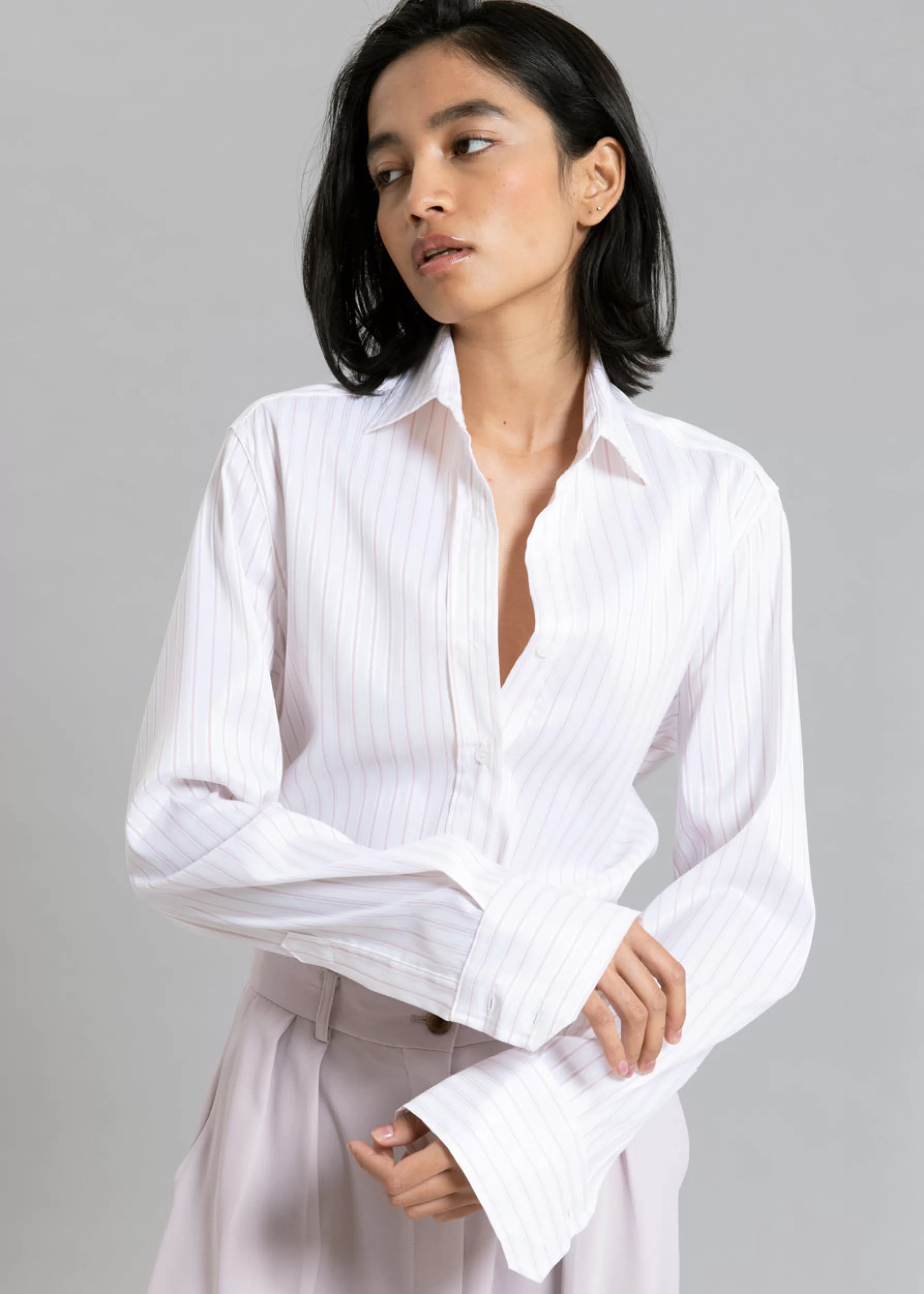 Women The Frankie Shop Flor Silky Shirt