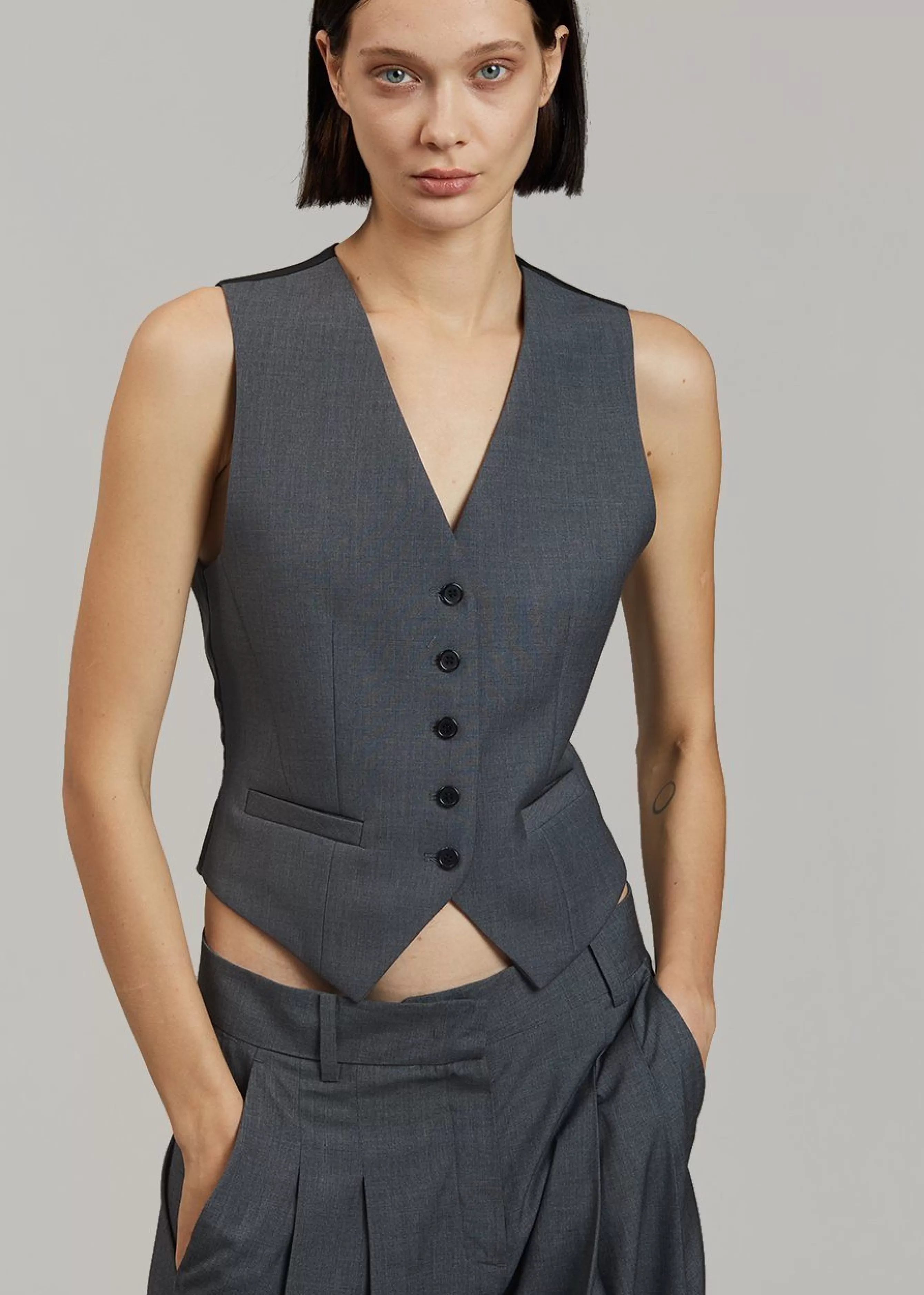 Women The Frankie Shop Gelso Waistcoat