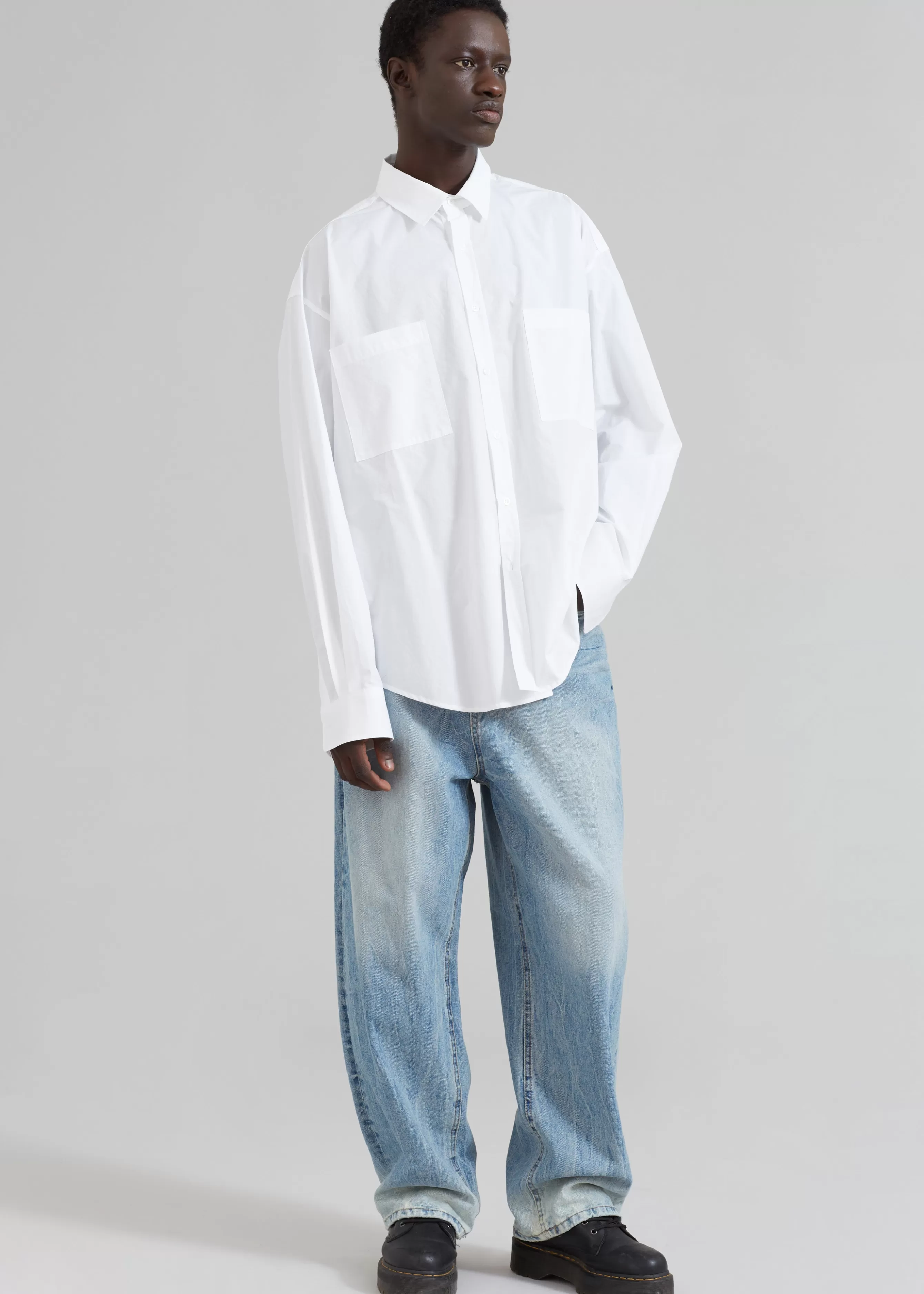 Men The Frankie Shop Gus Oversized Shirt