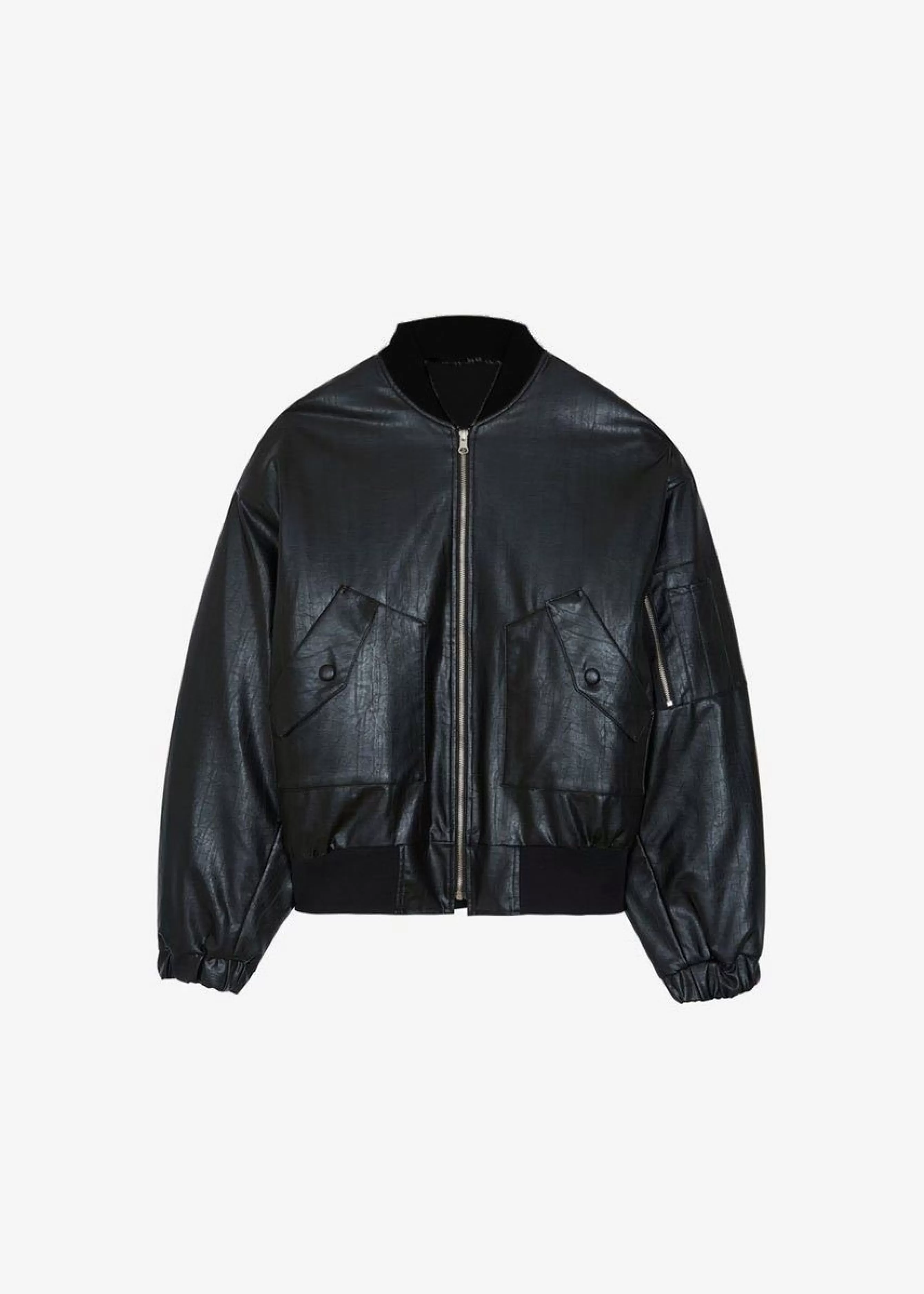 Men The Frankie Shop Hane Faux Leather Bomber