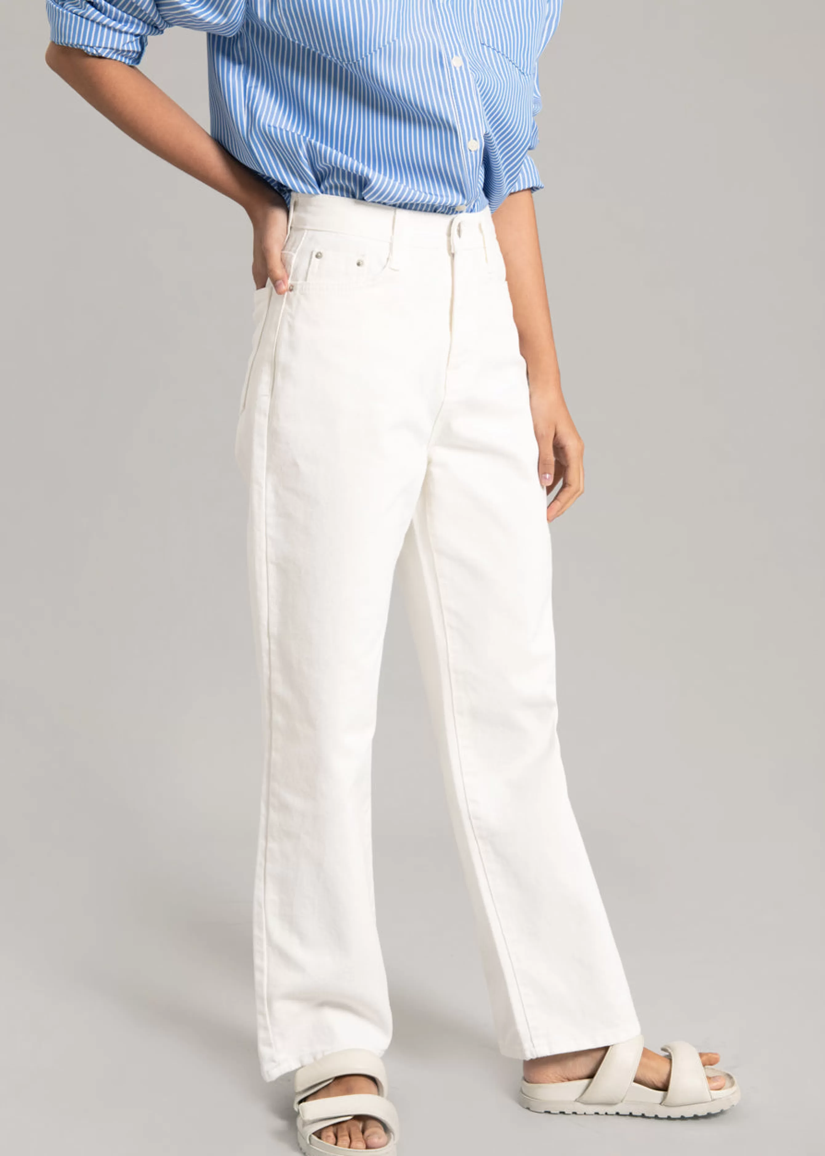 Women The Frankie Shop Hann Denim Pants