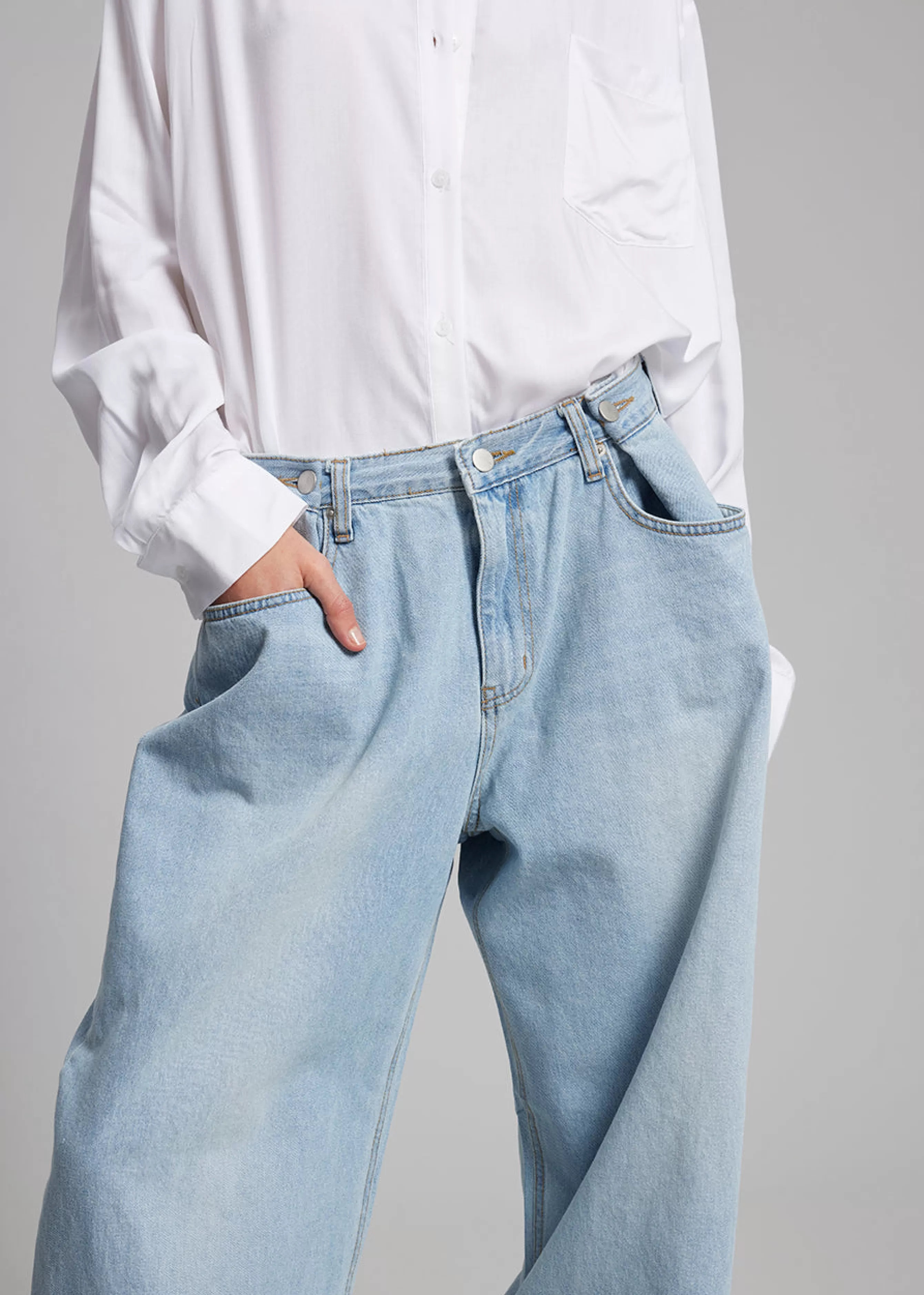 Women The Frankie Shop Hayla Denim Pants