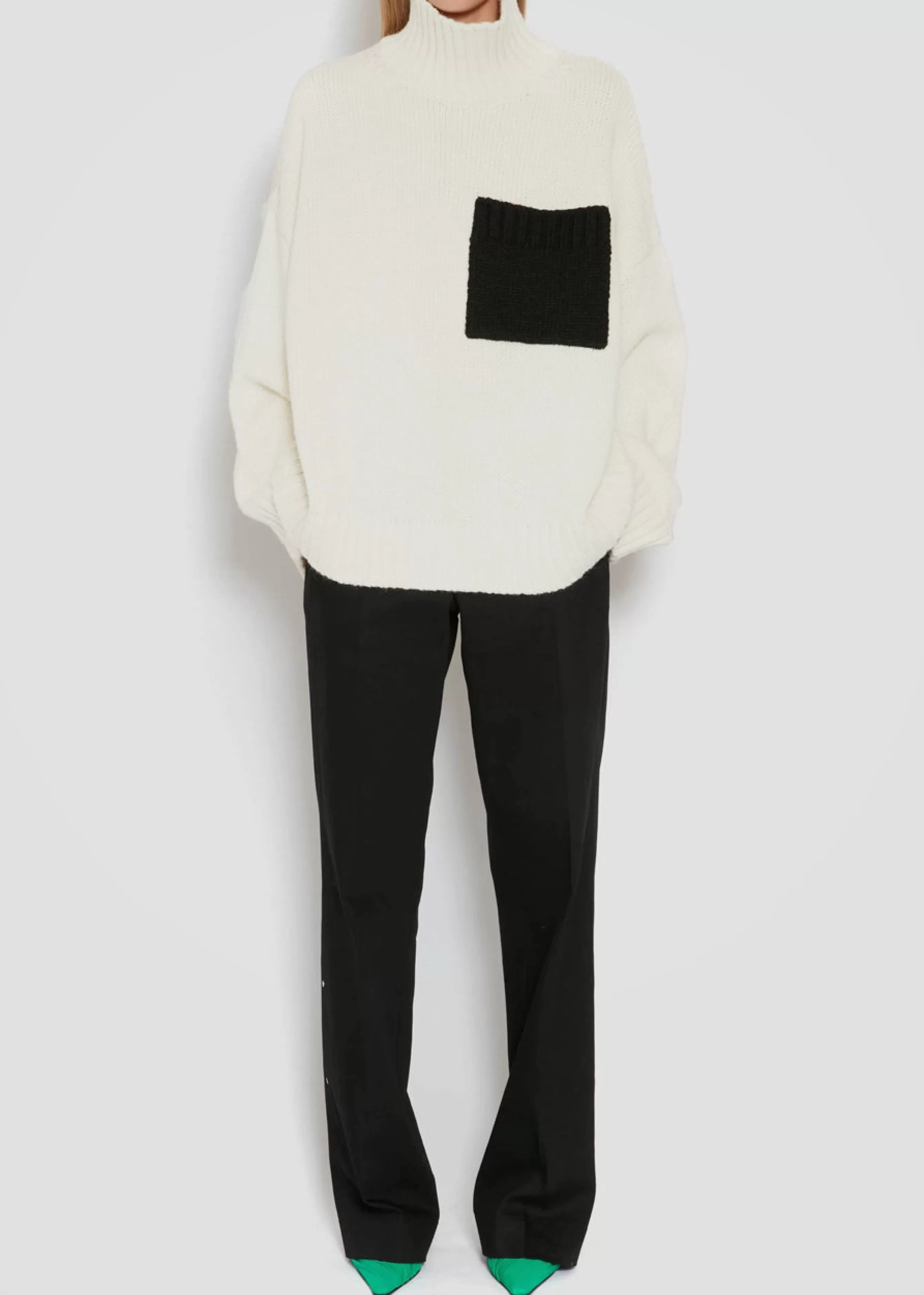 Men The Frankie Shop Jw Anderson Patch Pocket Turtleneck