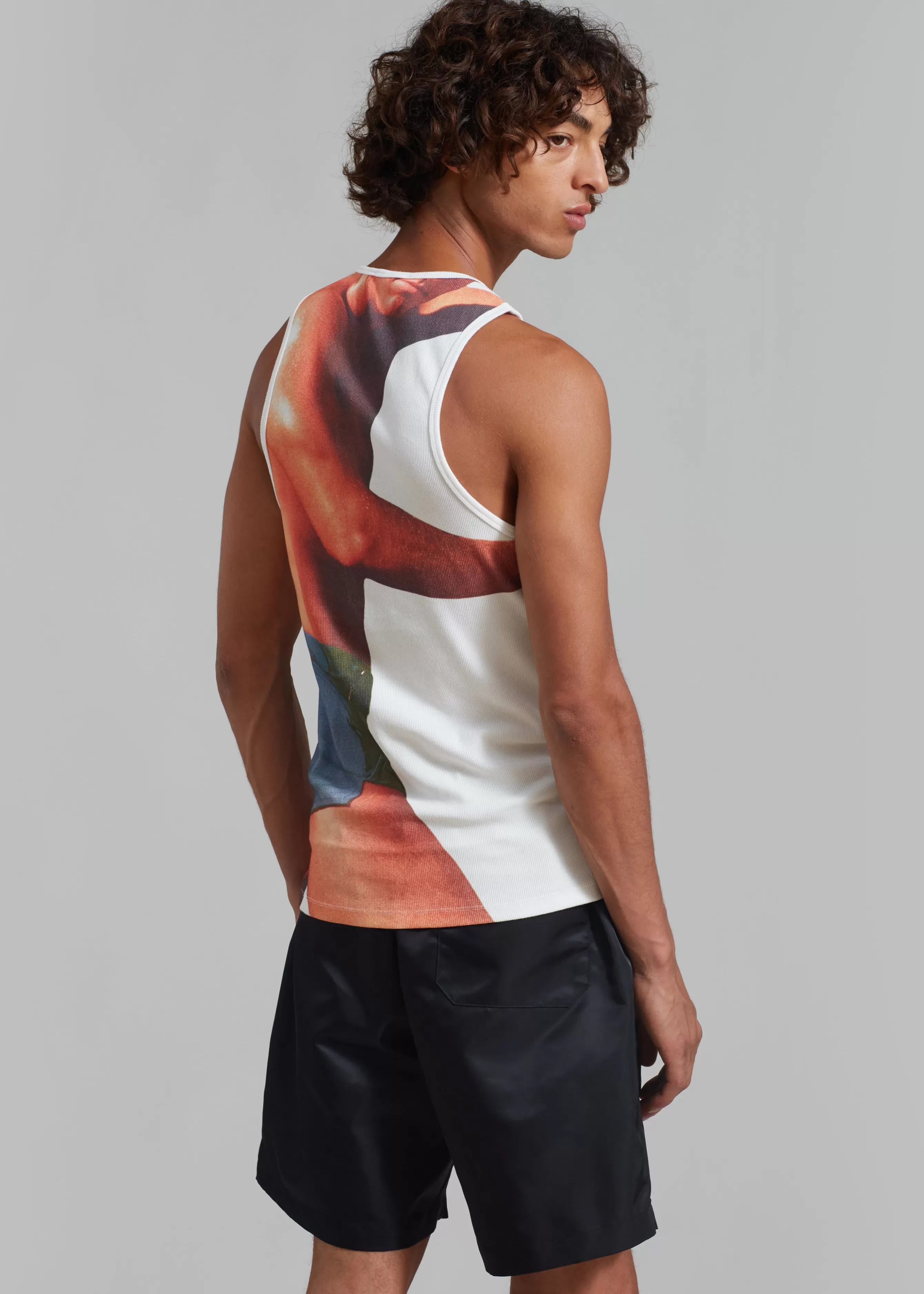 Men The Frankie Shop Jw Anderson Profile Stud Back Print Tank