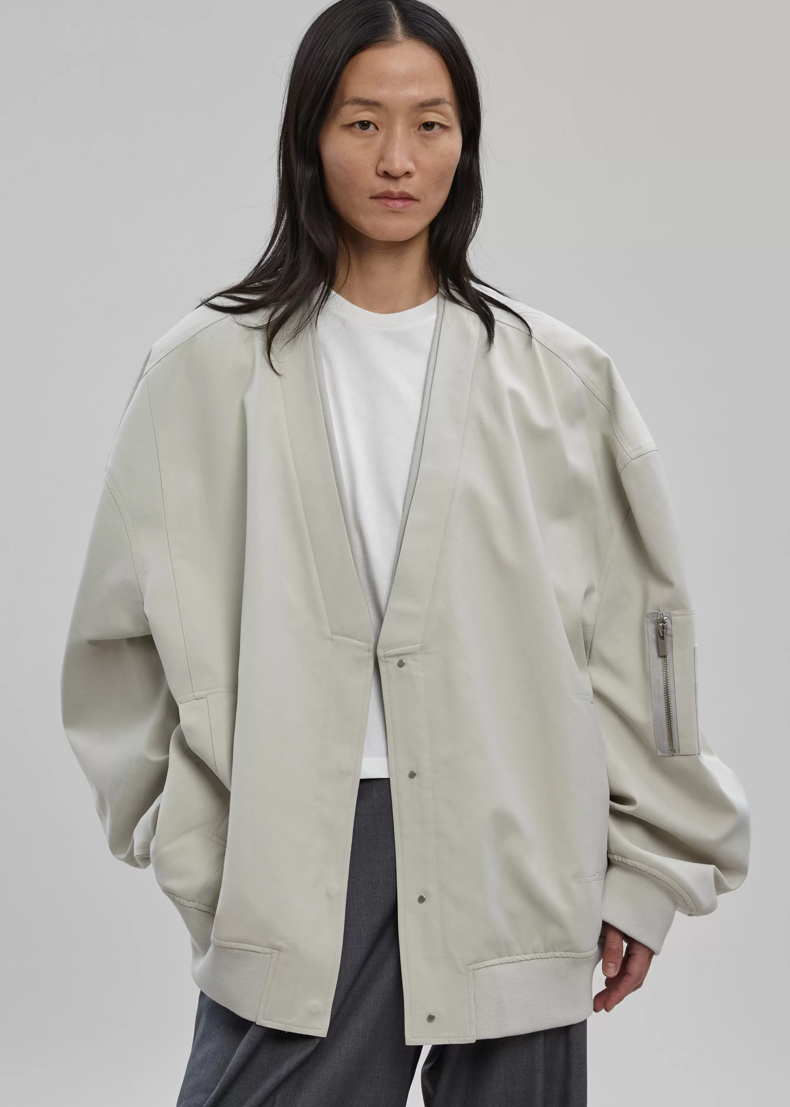 Women The Frankie Shop Kanna V-Neck Jacket