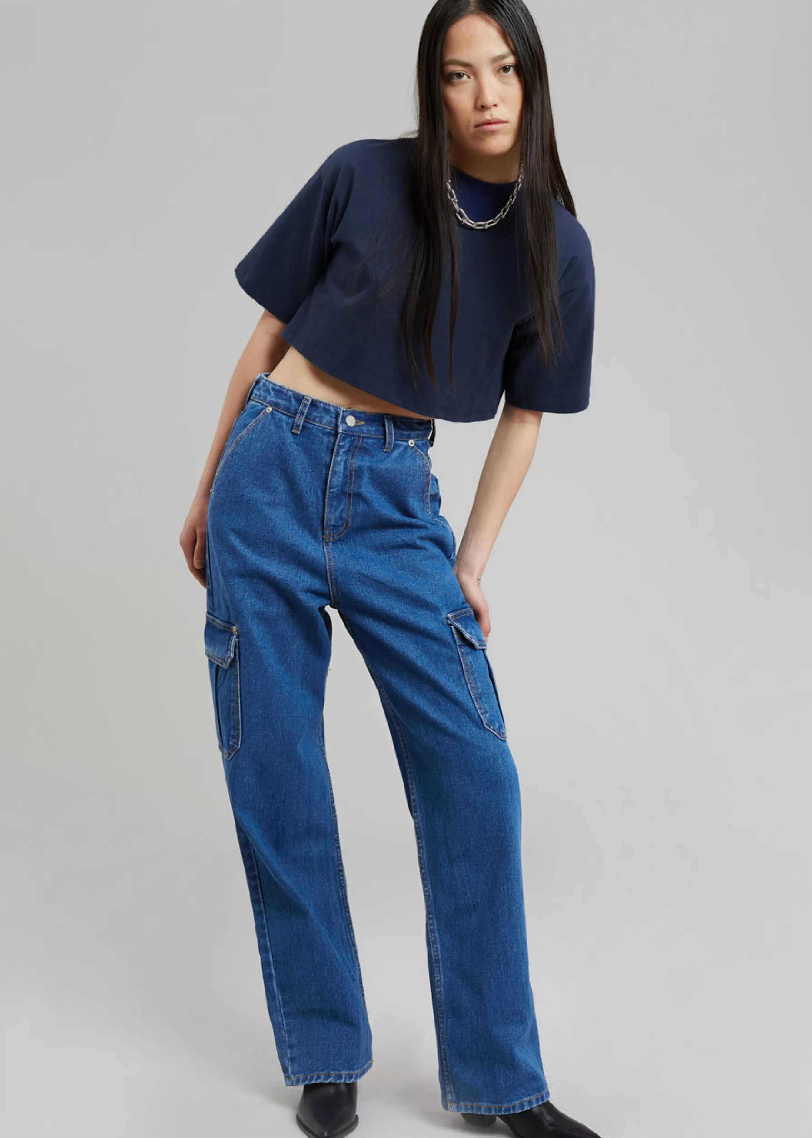 Women The Frankie Shop Karina Cropped T-Shirt