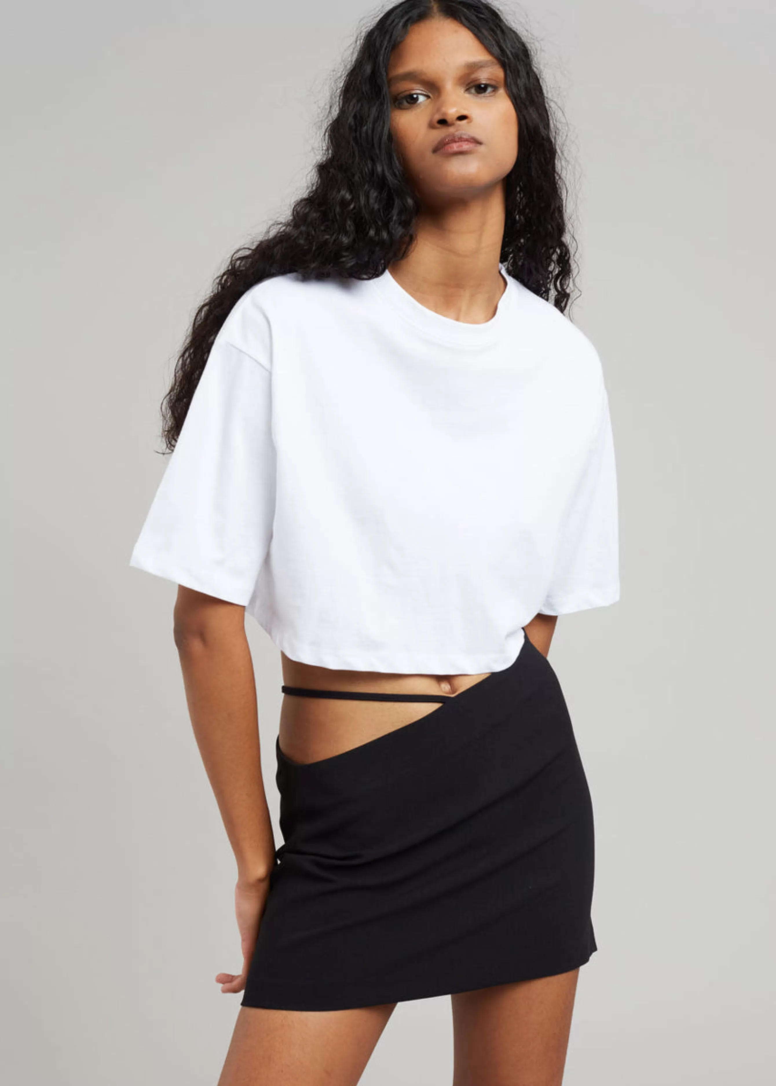 Women The Frankie Shop Karina Cropped T-Shirt