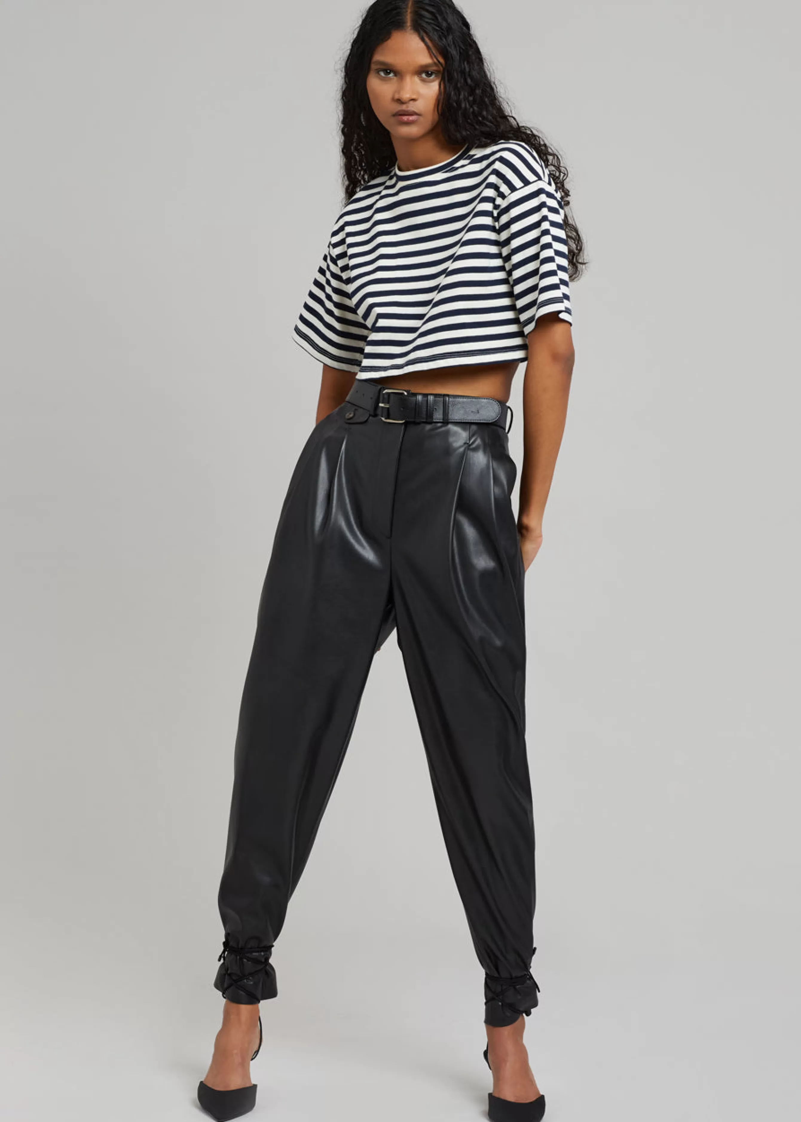 Women The Frankie Shop Karina Cropped T-Shirt