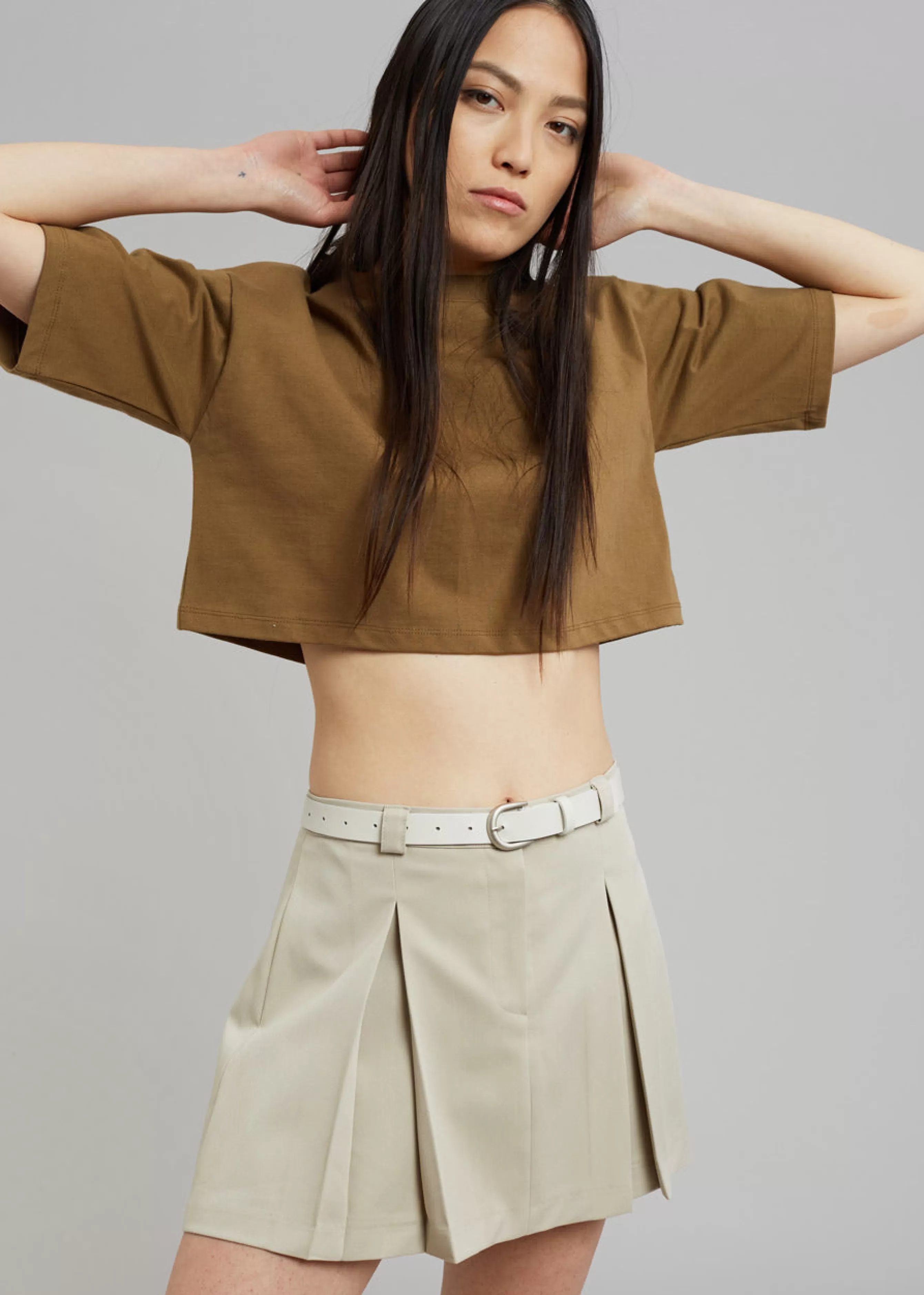 Women The Frankie Shop Karina Cropped T-Shirt