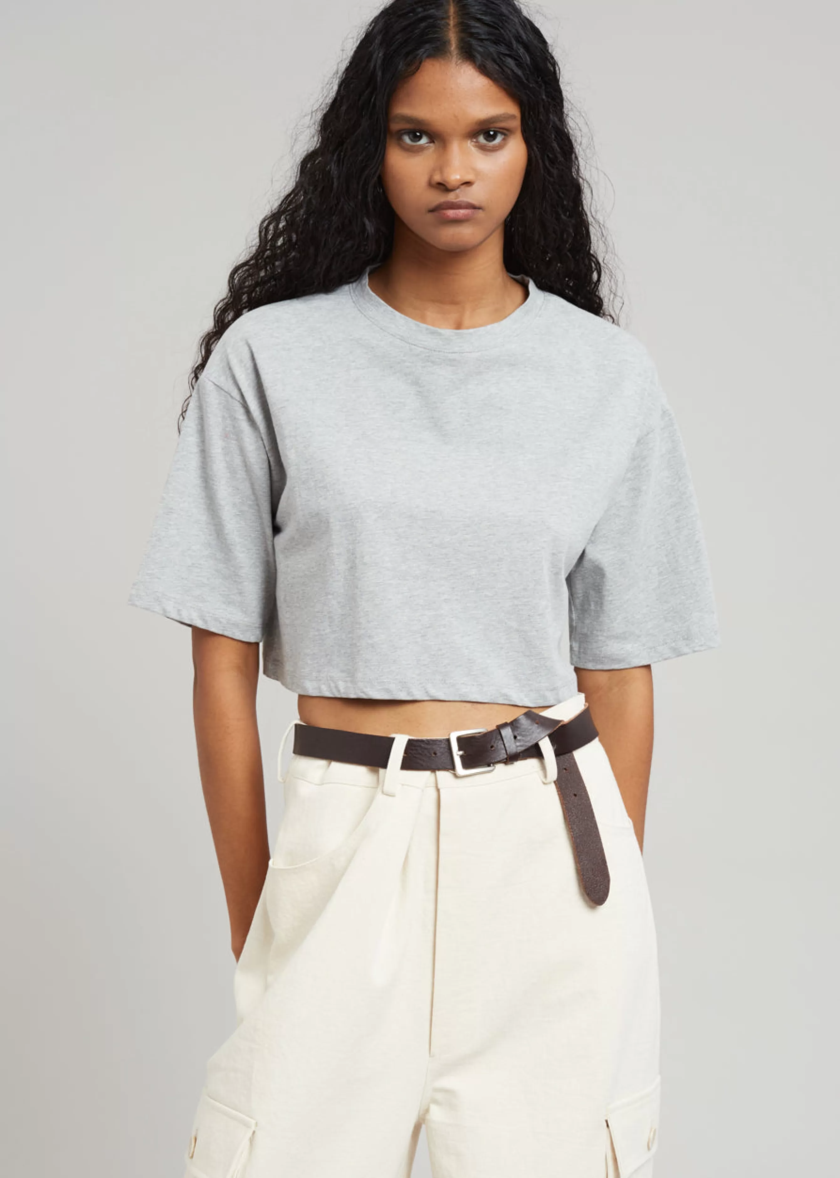 Women The Frankie Shop Karina Cropped T-Shirt