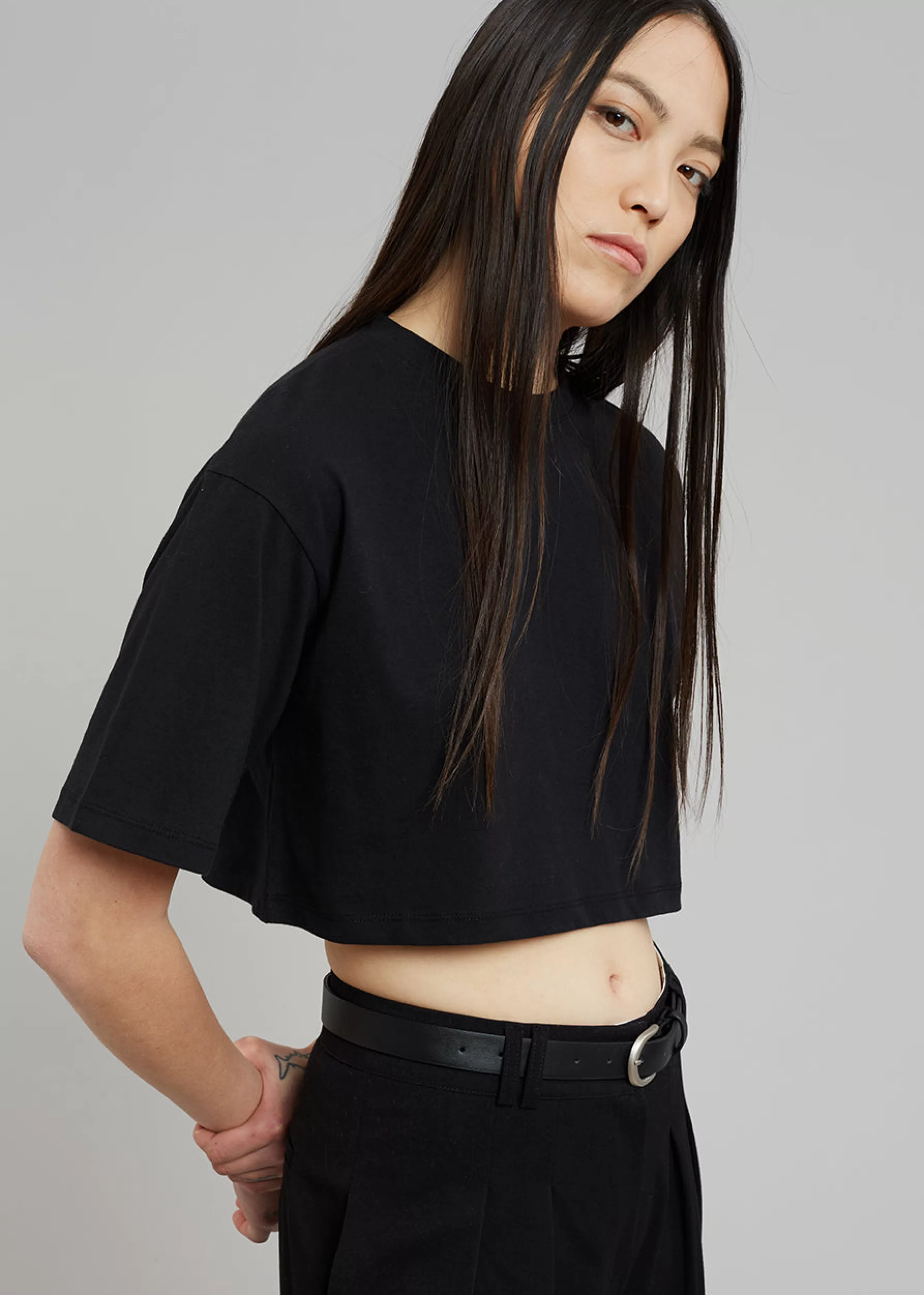 Women The Frankie Shop Karina Cropped T-Shirt