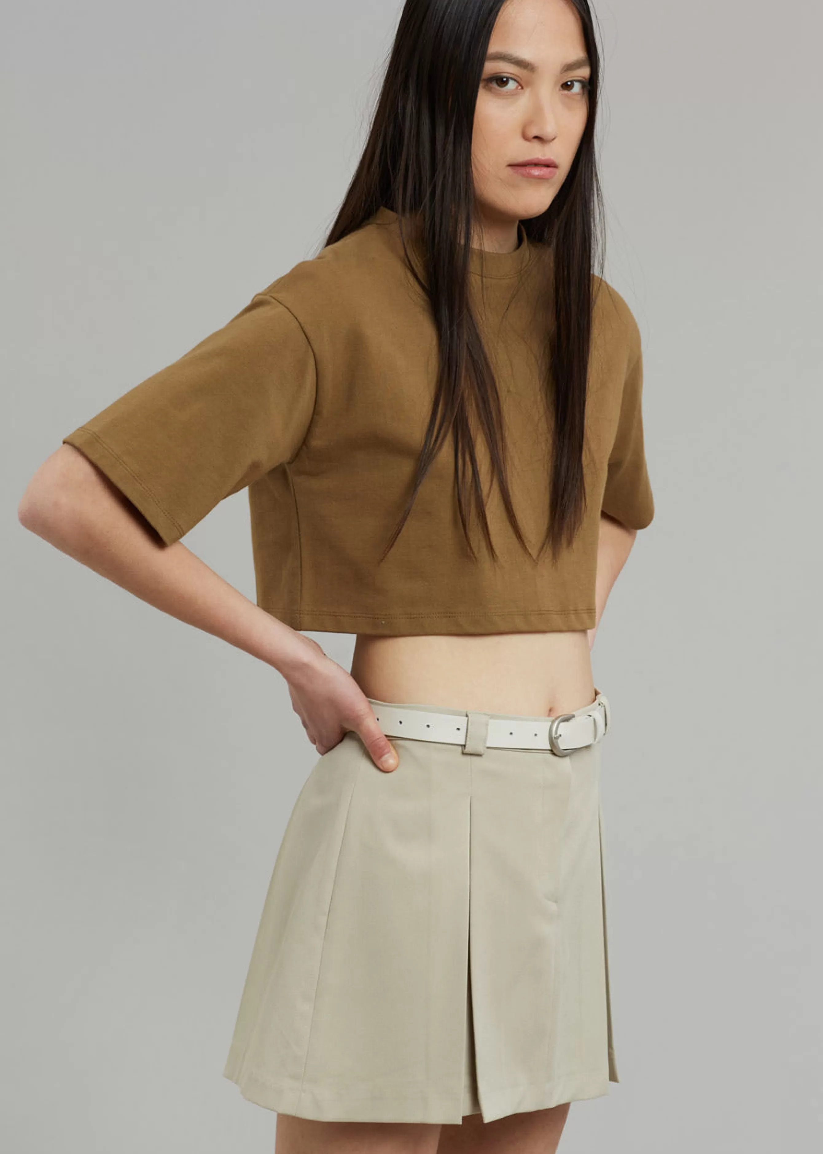 Women The Frankie Shop Karina Cropped T-Shirt