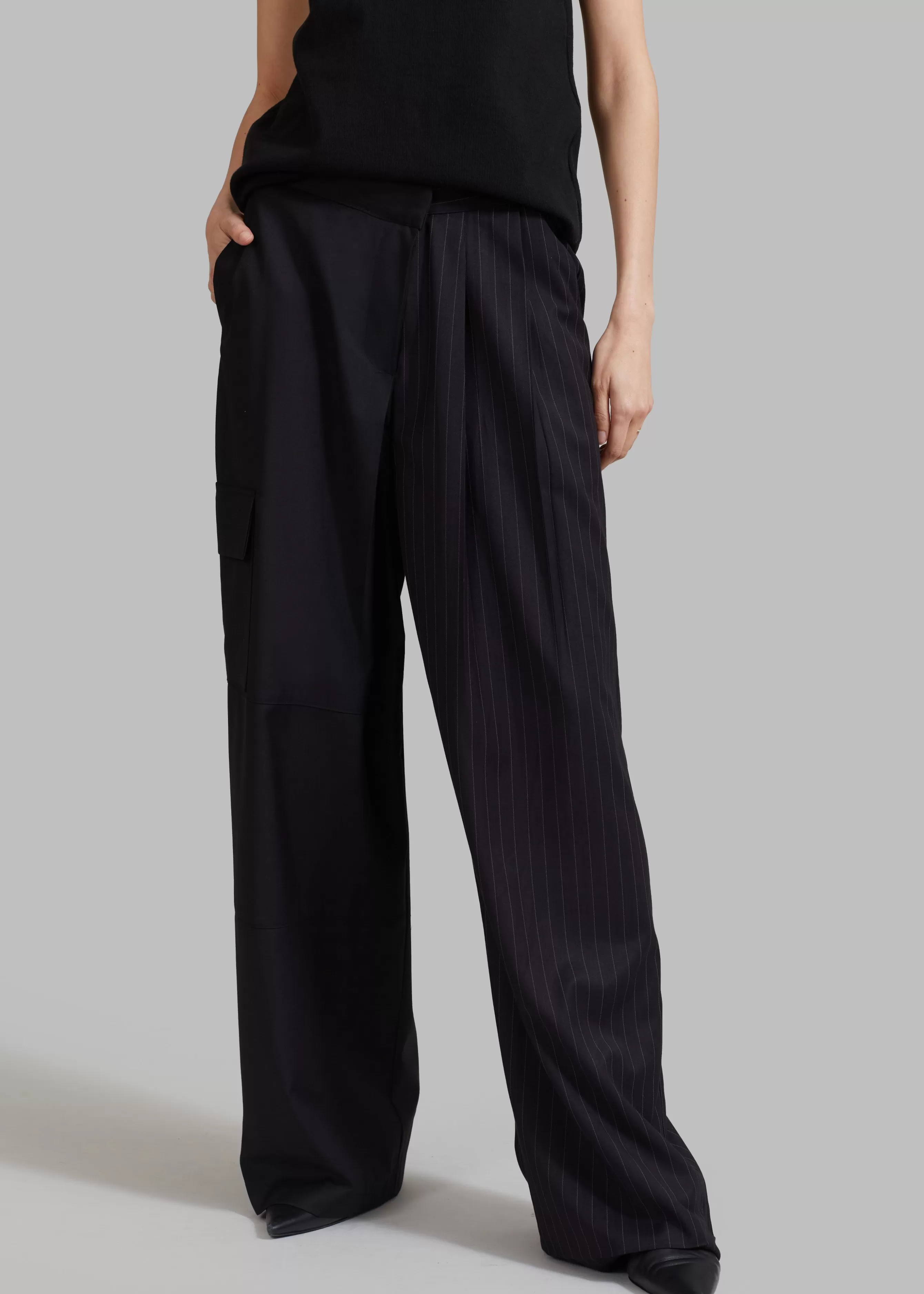 Women The Frankie Shop Karsyn Contrast Pinstripe Pants