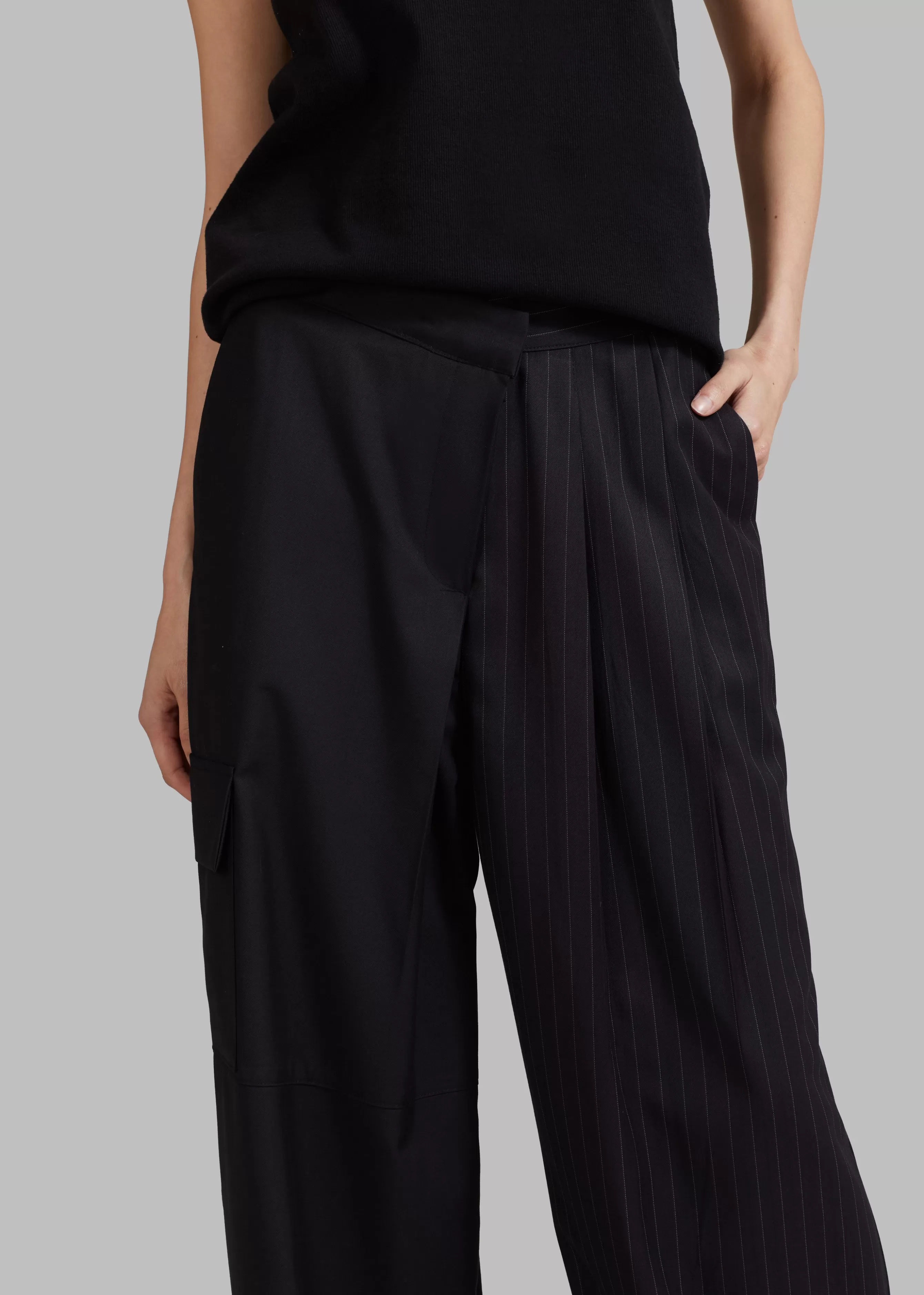 Women The Frankie Shop Karsyn Contrast Pinstripe Pants