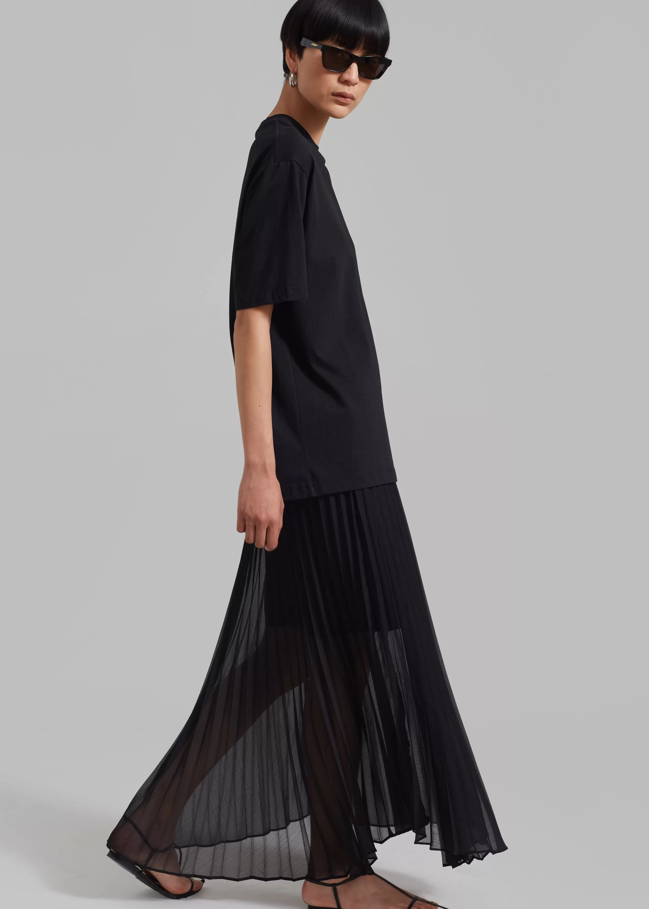 Women The Frankie Shop Kaya Pleated Maxi Skirt