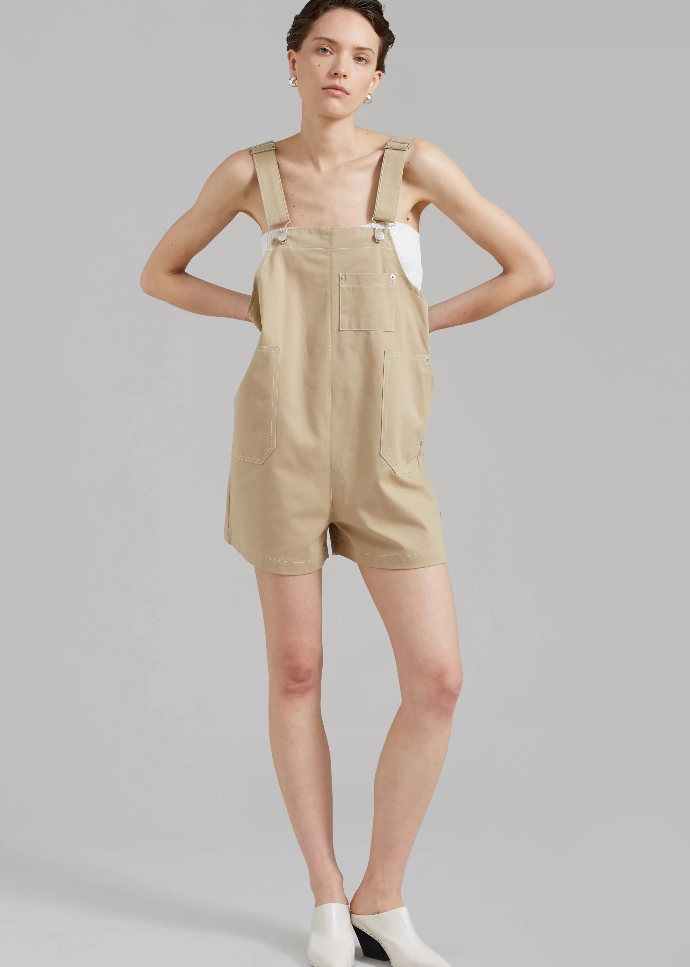 Women The Frankie Shop Keeley Overall Shorts